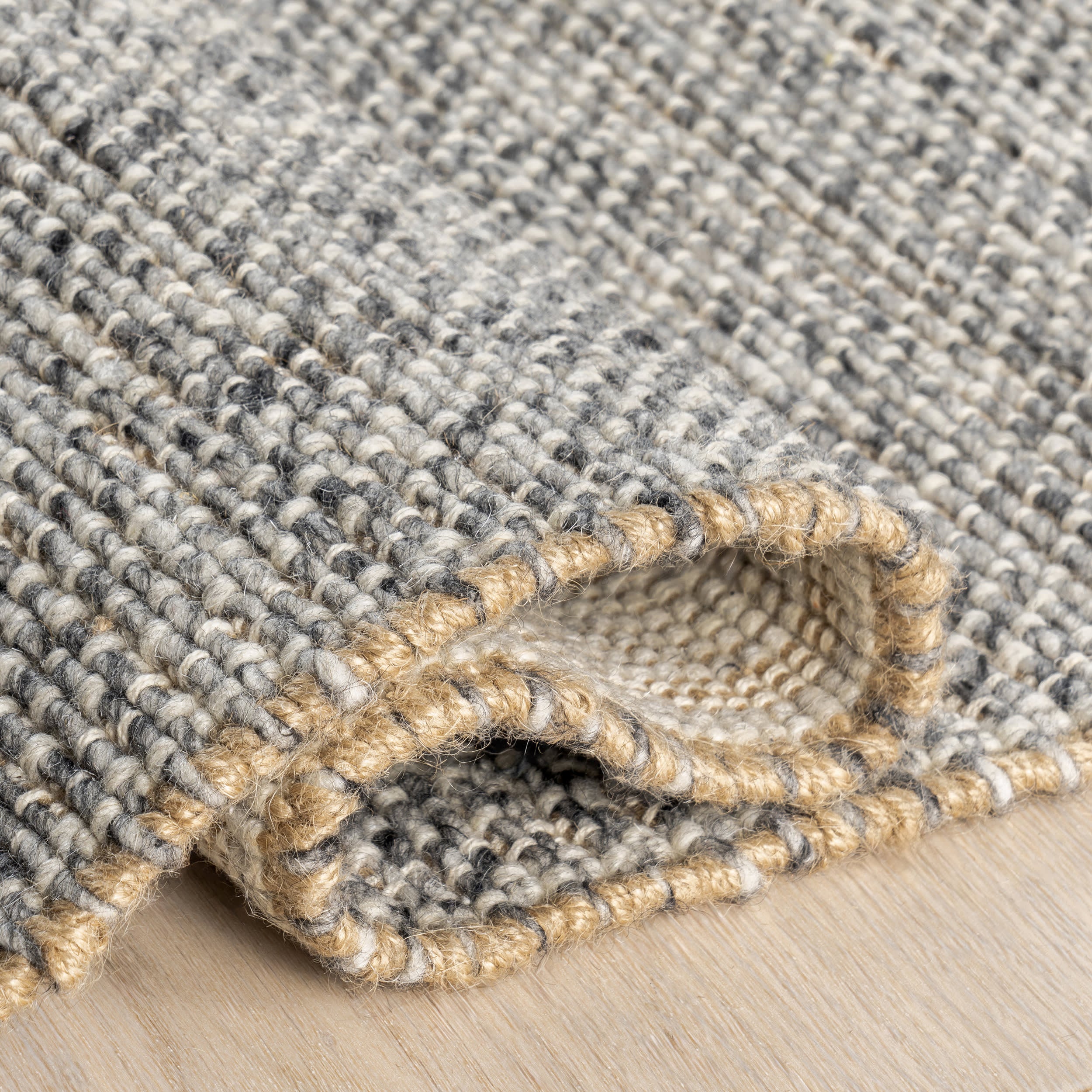 Juno Solid Rug | Charcoal - Image 9