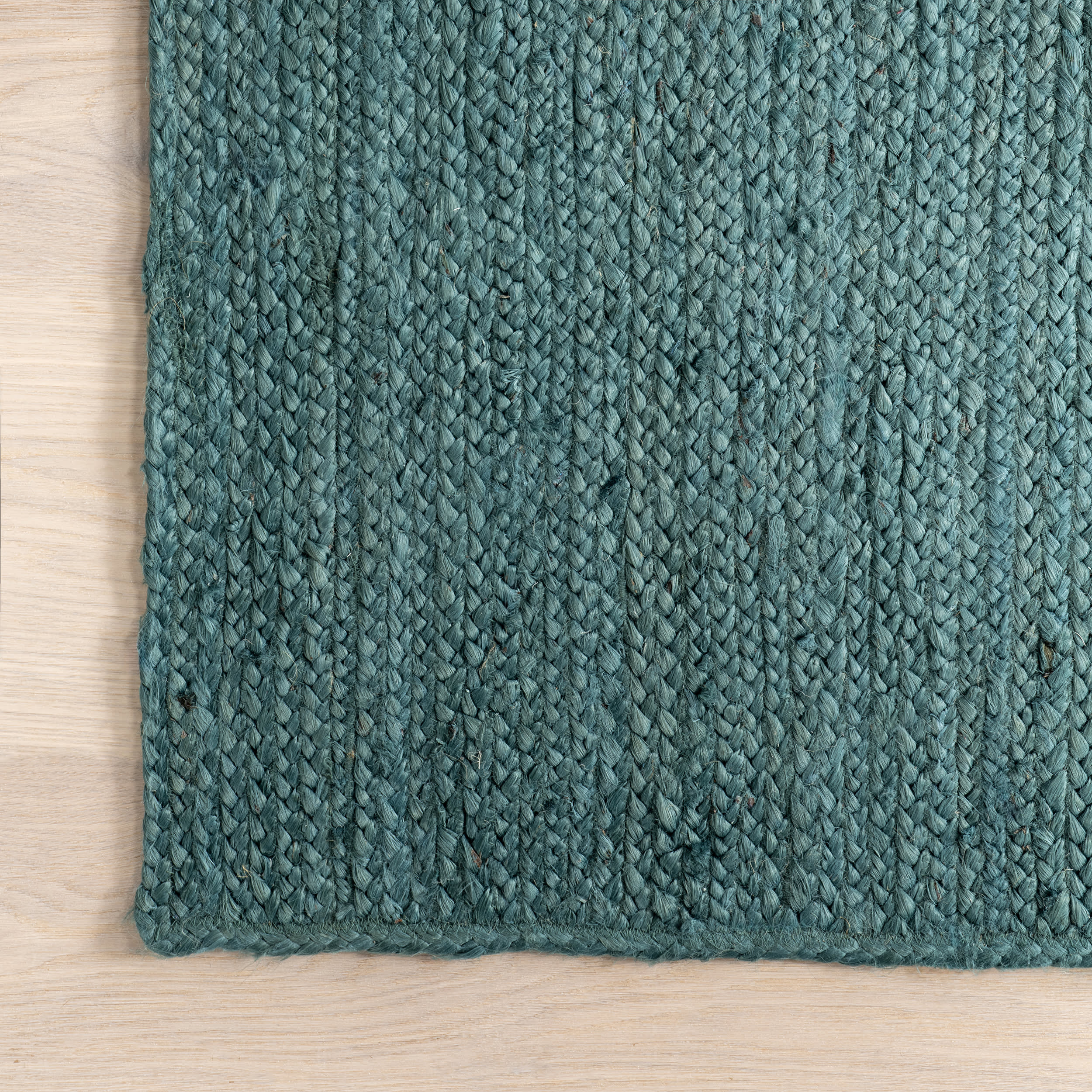 Jute Braided Rug | Hunter Green - Image 4