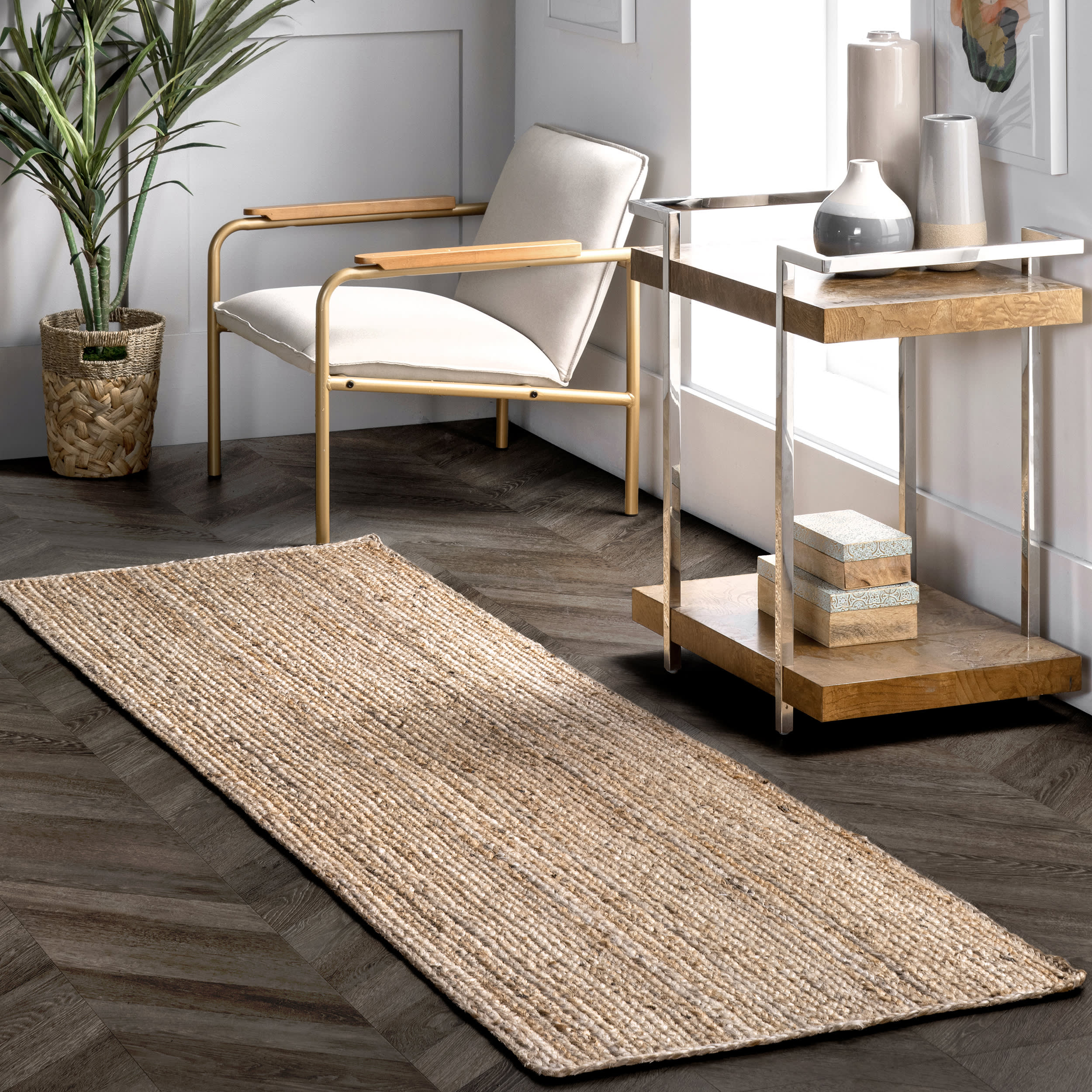 Jute Braided Rug | Natural - Image 2