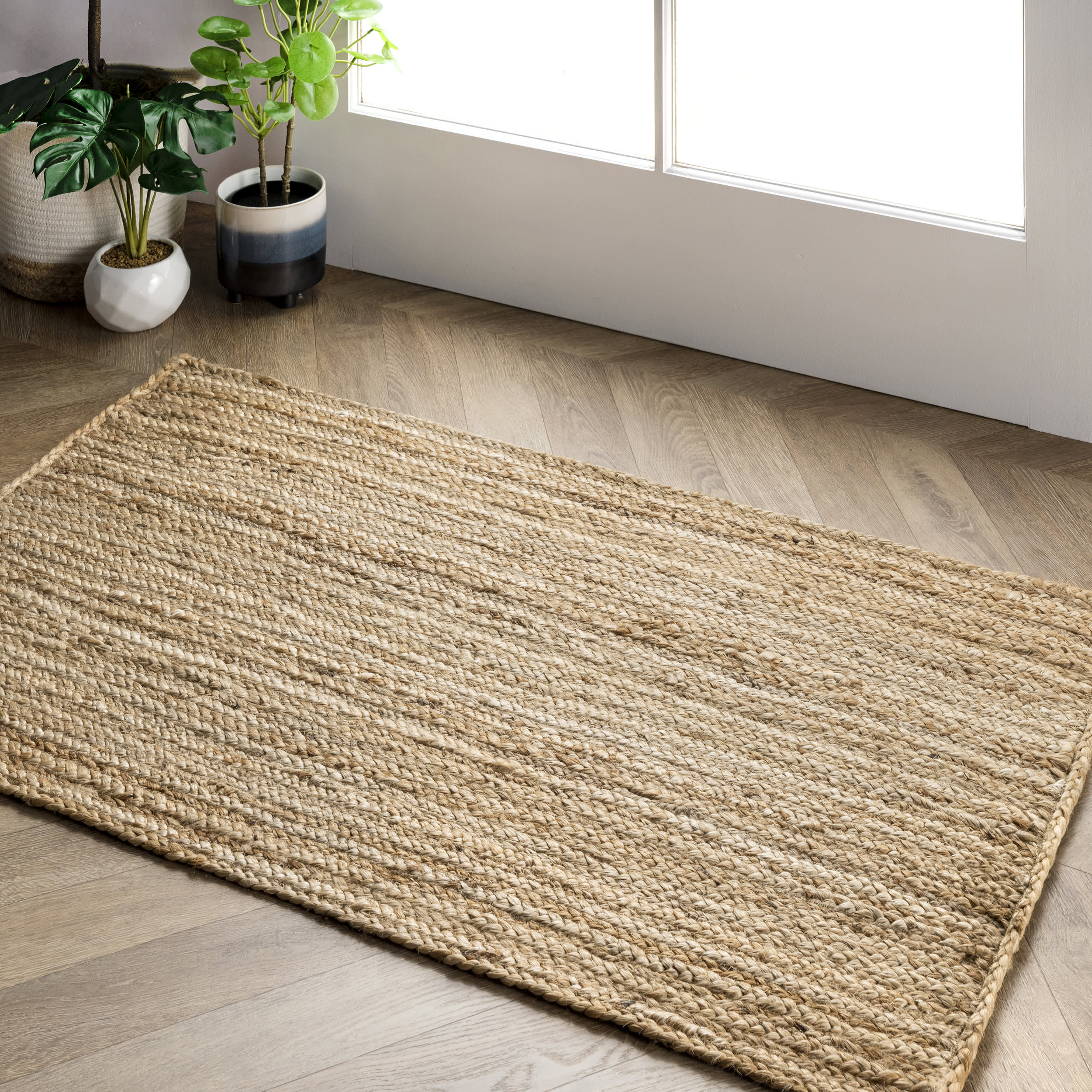 Jute Braided Rug | Natural - Image 11