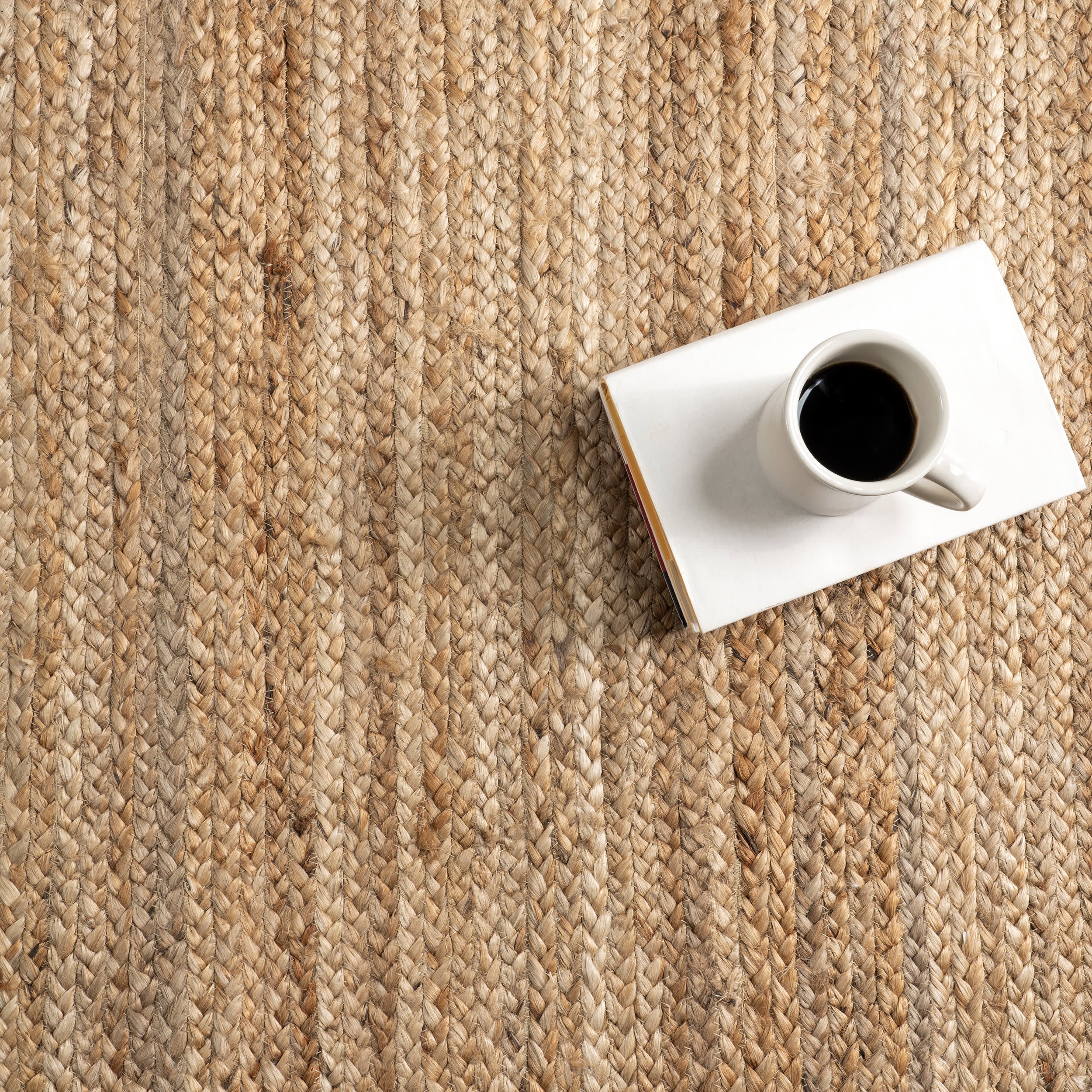 Jute Braided Rug | Natural - Image 9