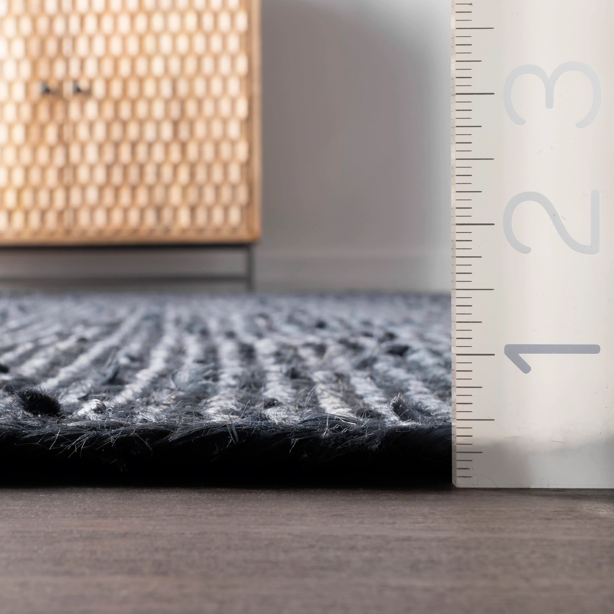 Jute Braided Rug | Navy - Image 5