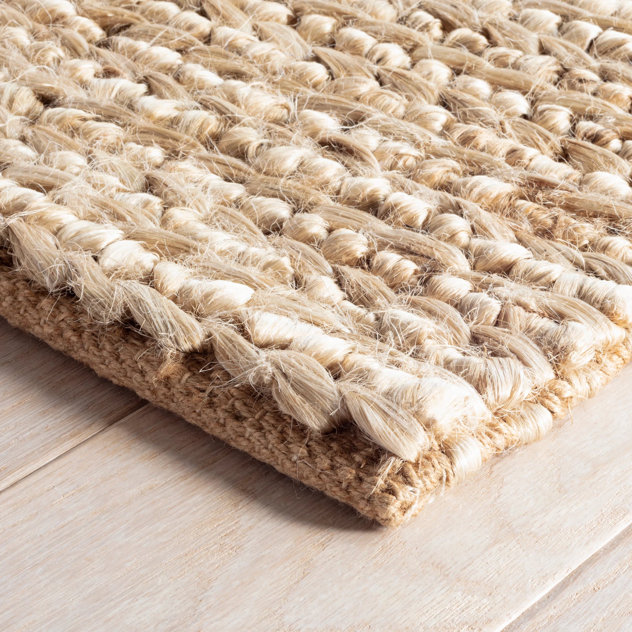 Jute Handwoven Rug | Bleached Oak - Image 4