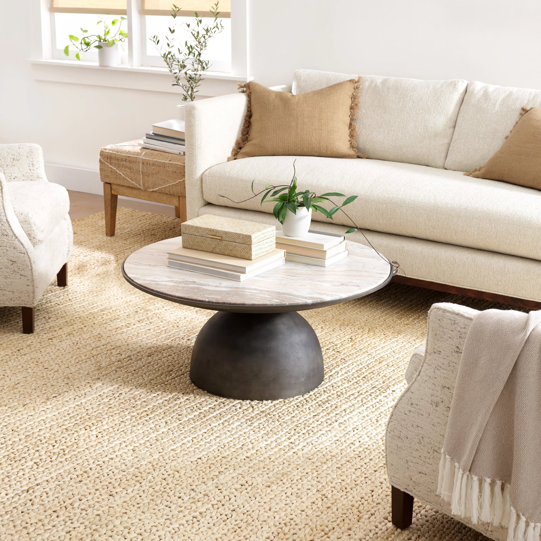 Jute Handwoven Rug | Natural - Image 2