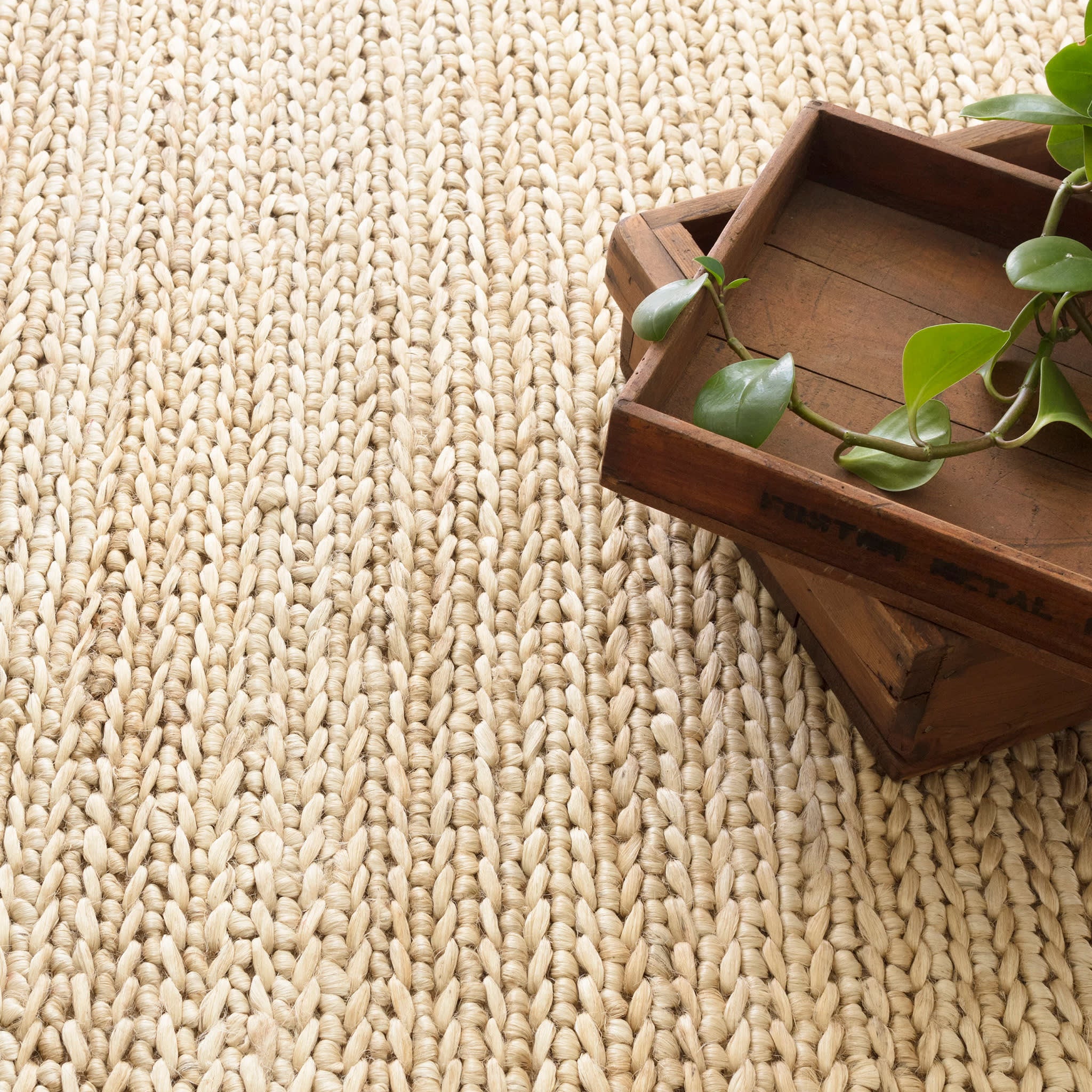 Jute Handwoven Rug | Natural - Image 3