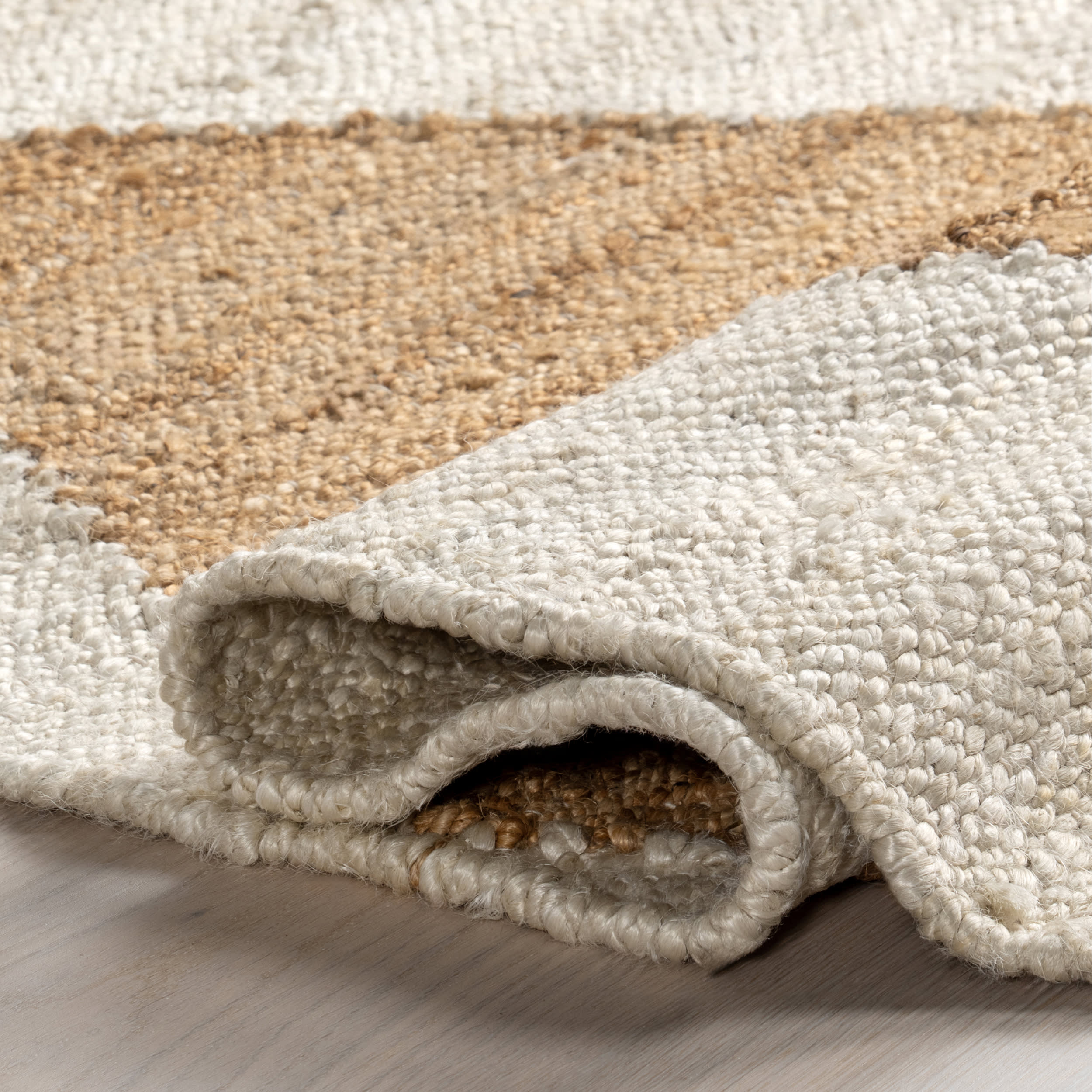 Jute Harlequin Trellis Rug | Ivory - Image 10