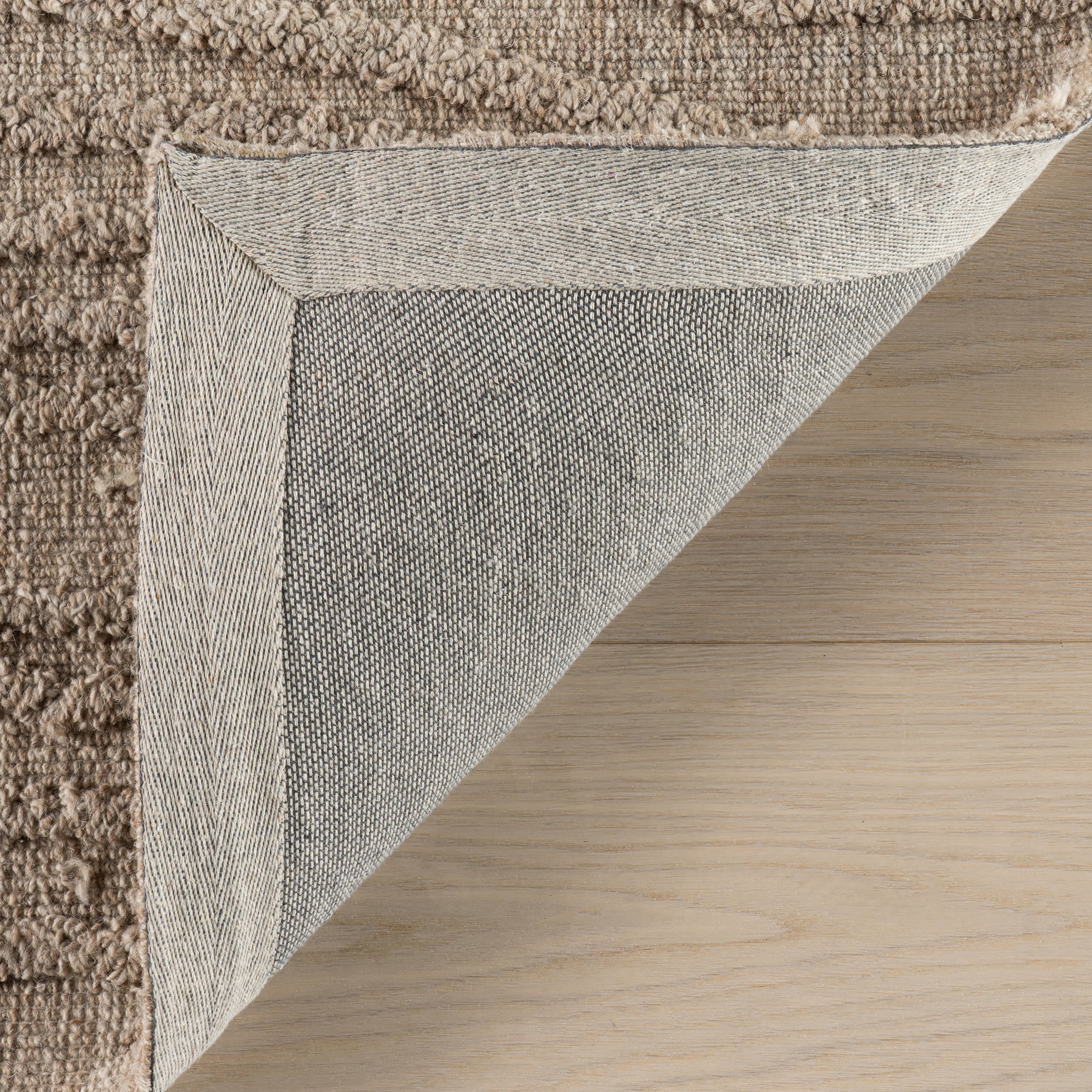 Kahina Abstract Bohemian Hand Tufted Wool Rug | Beige - Image 8