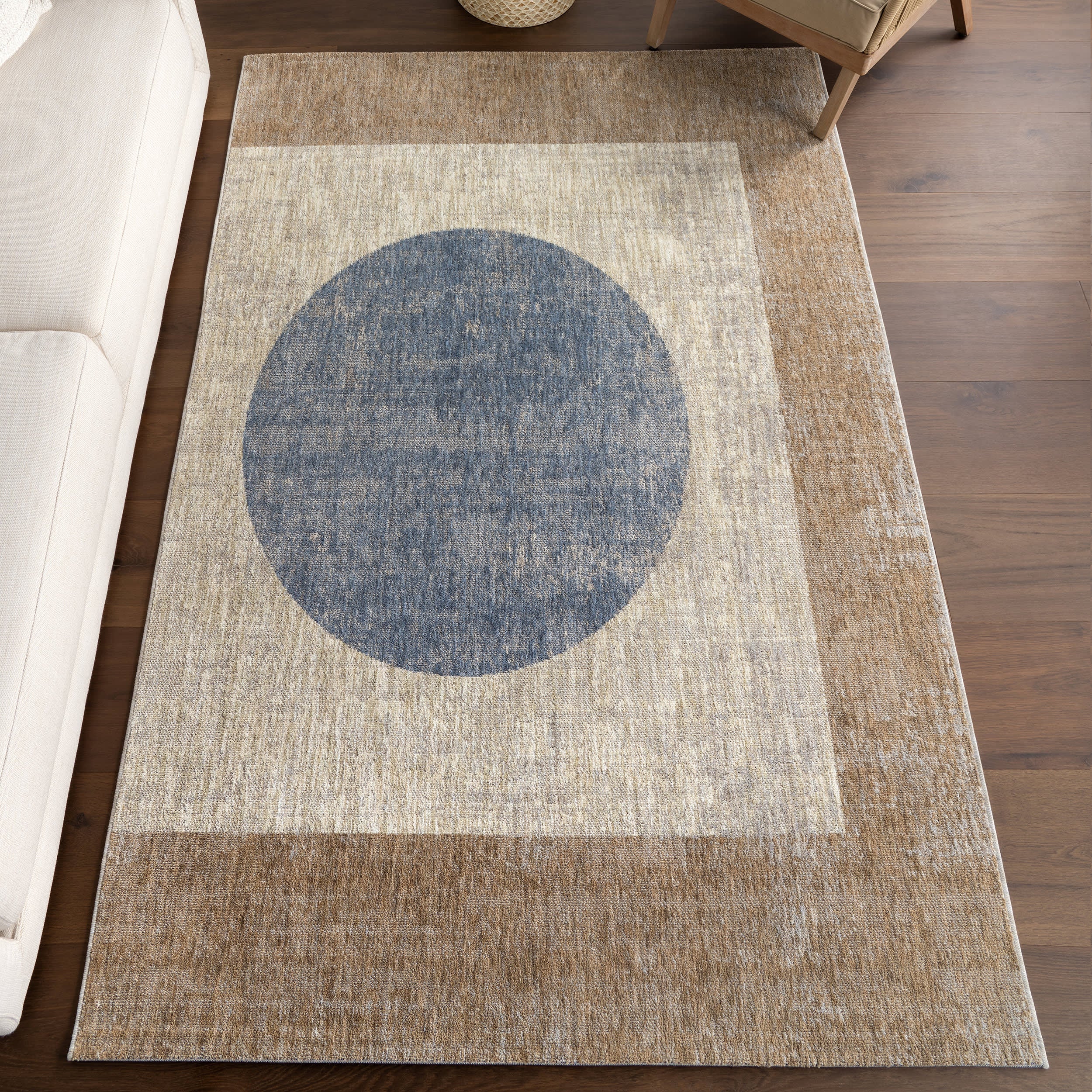 Kaiya Blue Moon Rug | Beige - Image 2