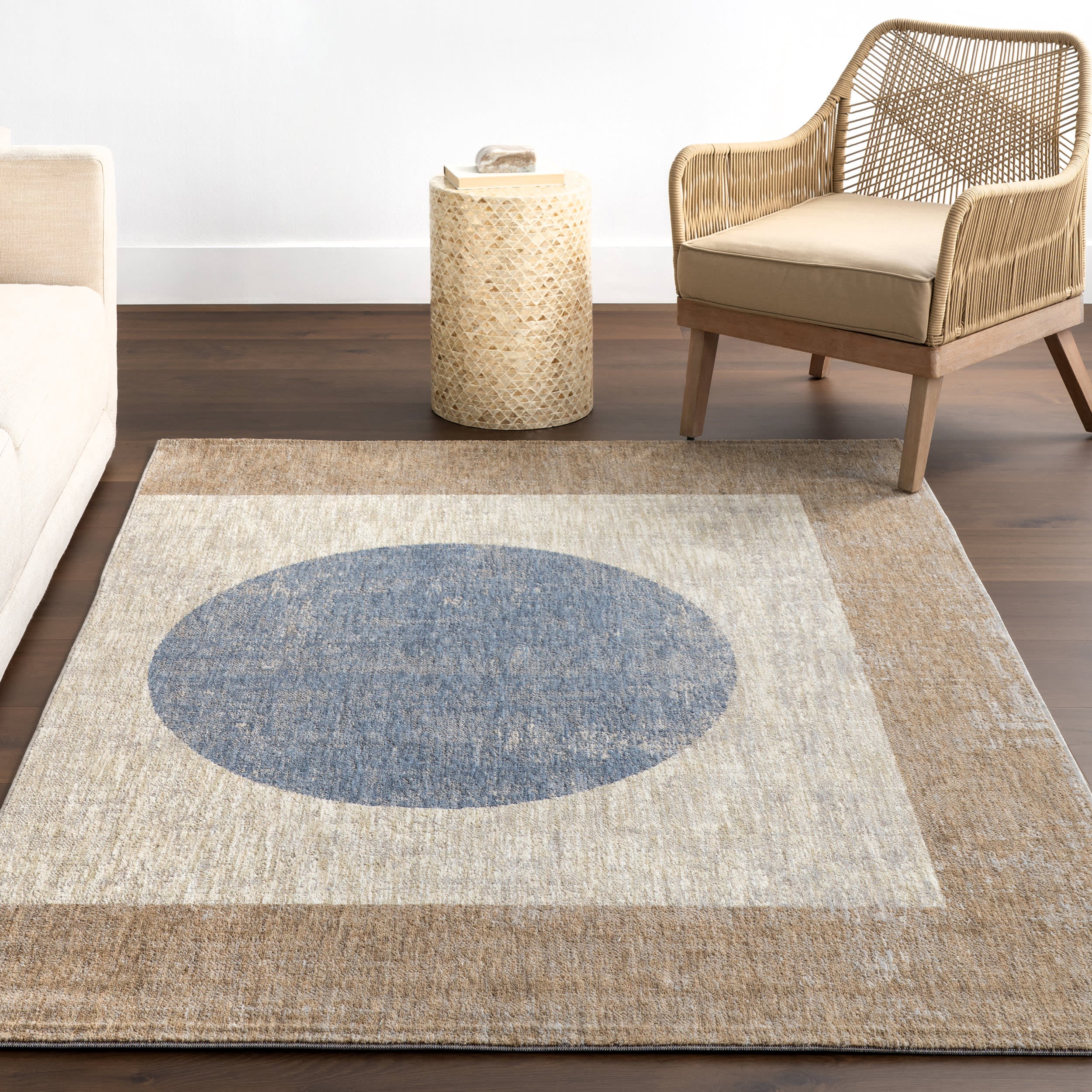 Kaiya Blue Moon Rug | Beige - Image 5