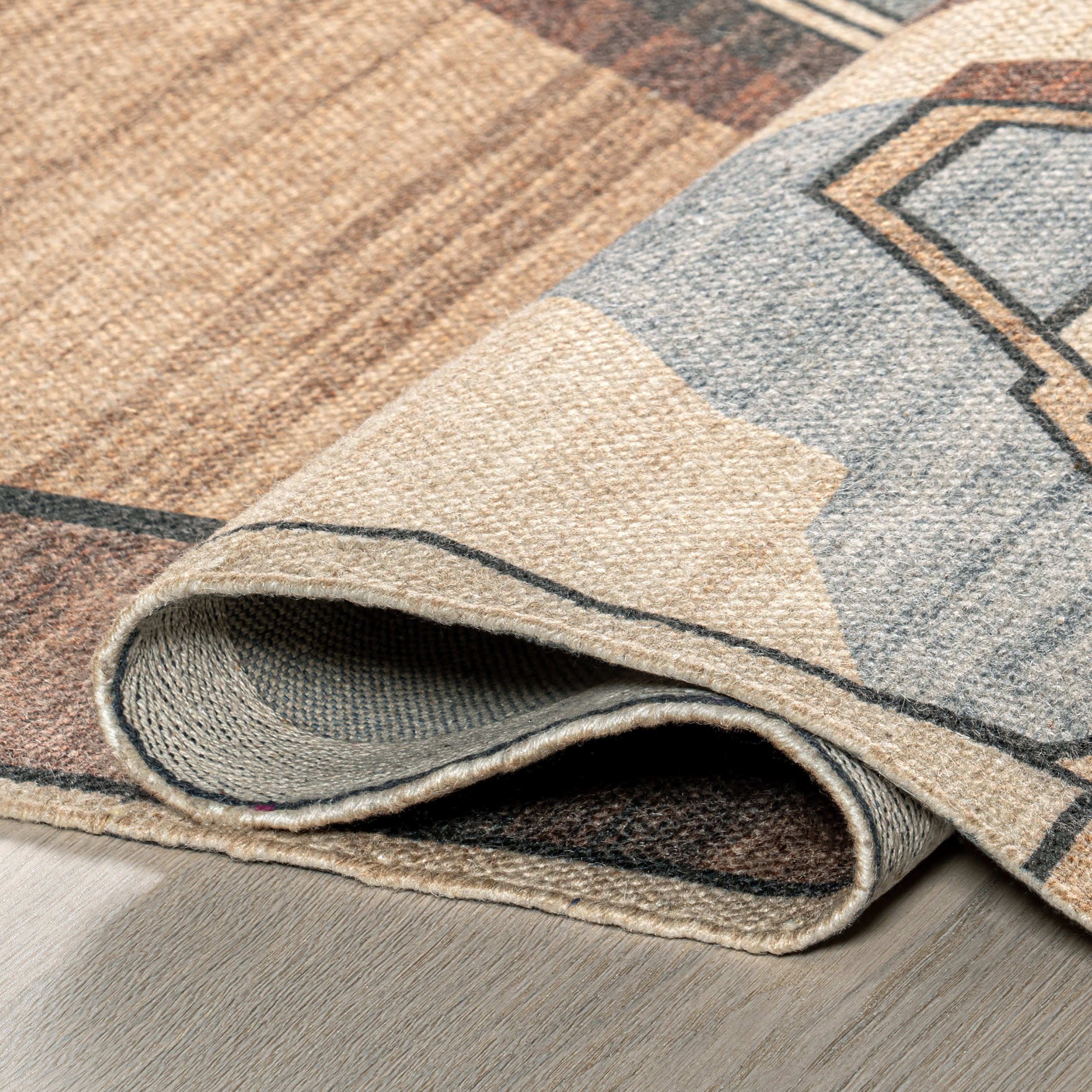Kali Gandaki Wool Rug | Brown - Image 7