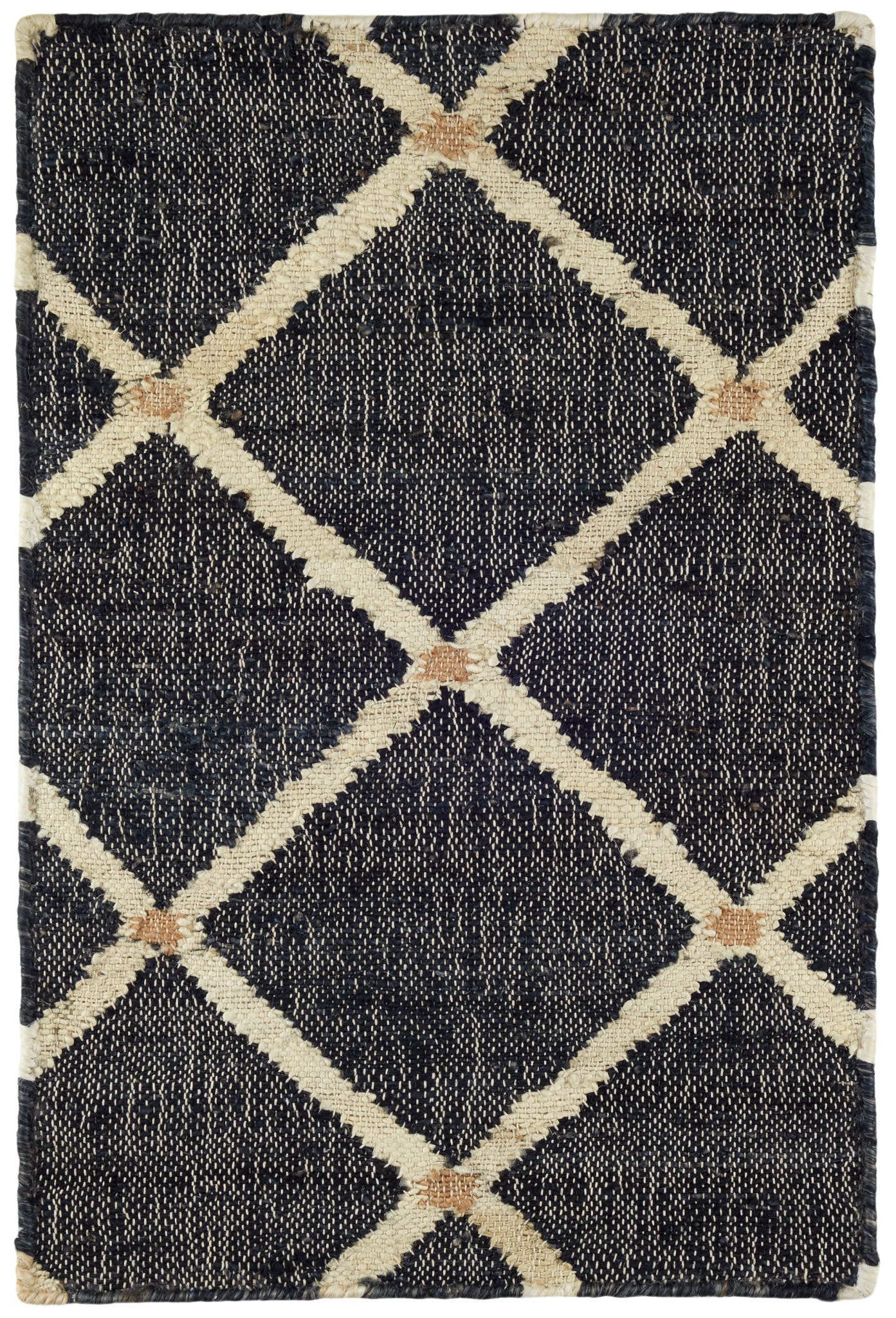 Kali Handwoven Jute Rug | Black - Image 7
