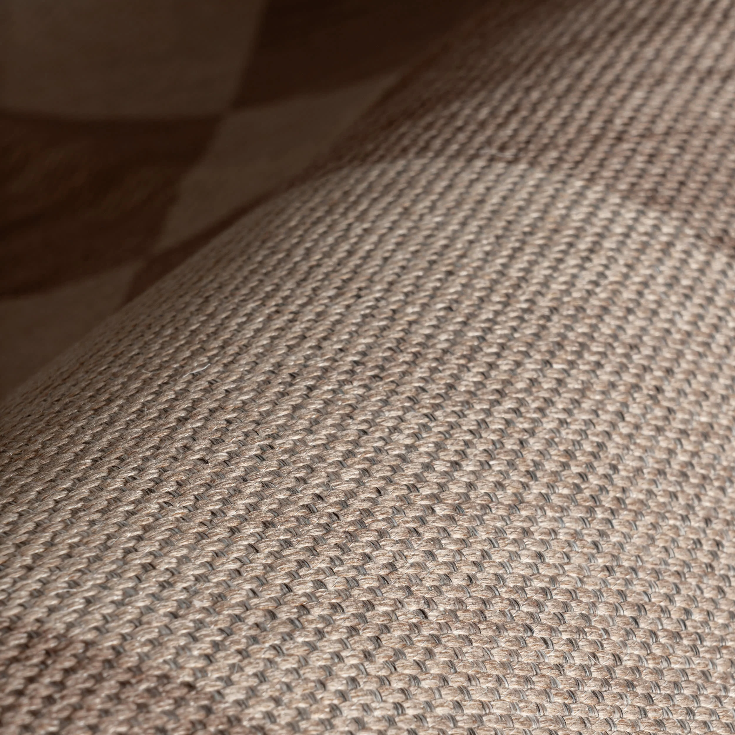 Kamilah Easy-Jute Washable Checkered Rug | Natural - Image 3