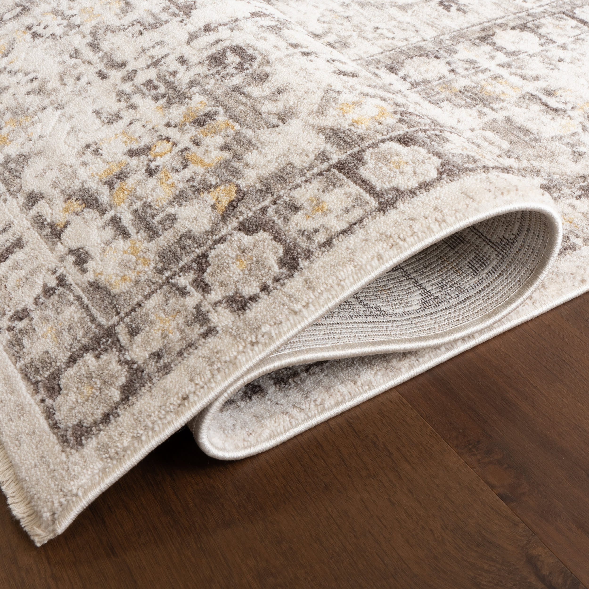 Kamryn Medallion Rug | Light Grey - Image 9