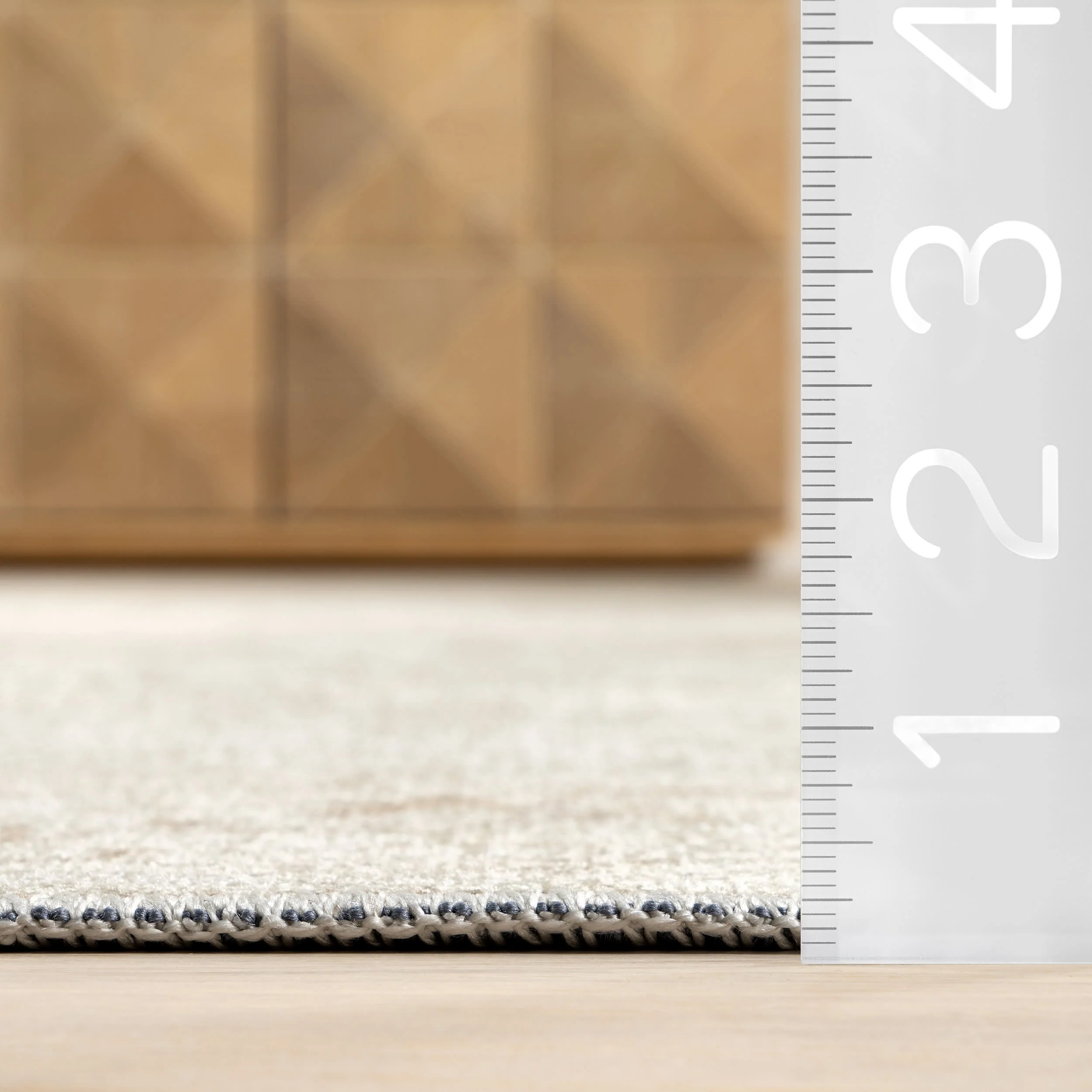 Karla Vintage Medallion Washable Rug | Beige - Image 5