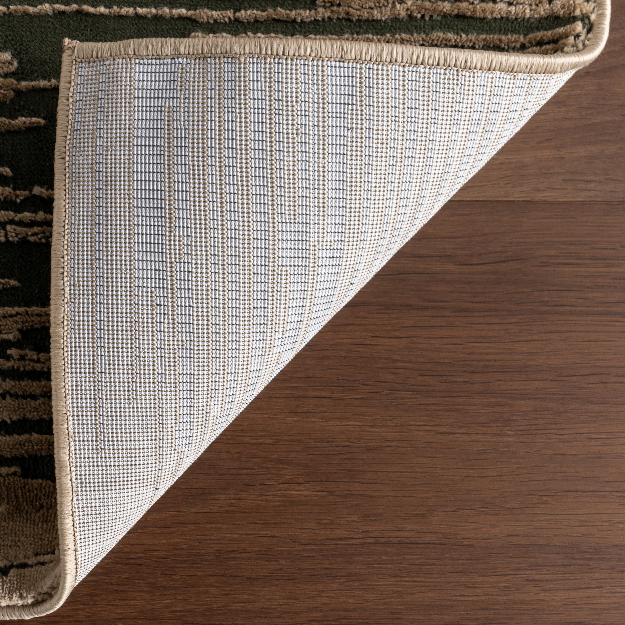 Karnali Abstract Washable Rug | Green - Image 6