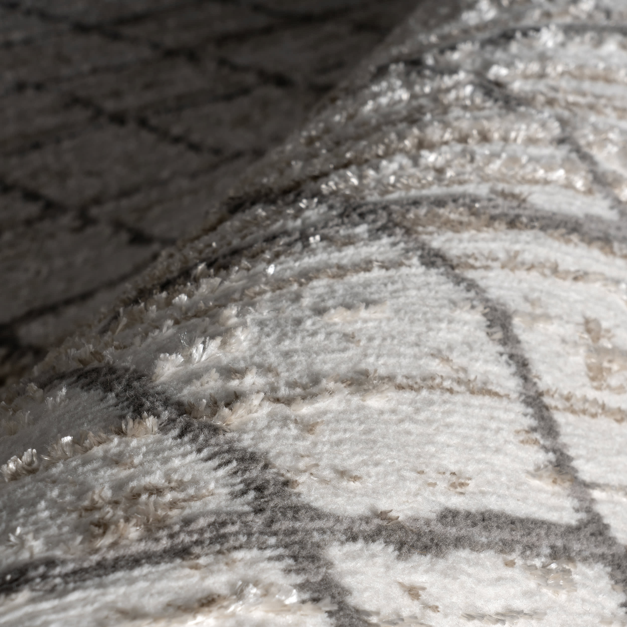 Karolina Checked Rug | Beige - Image 3
