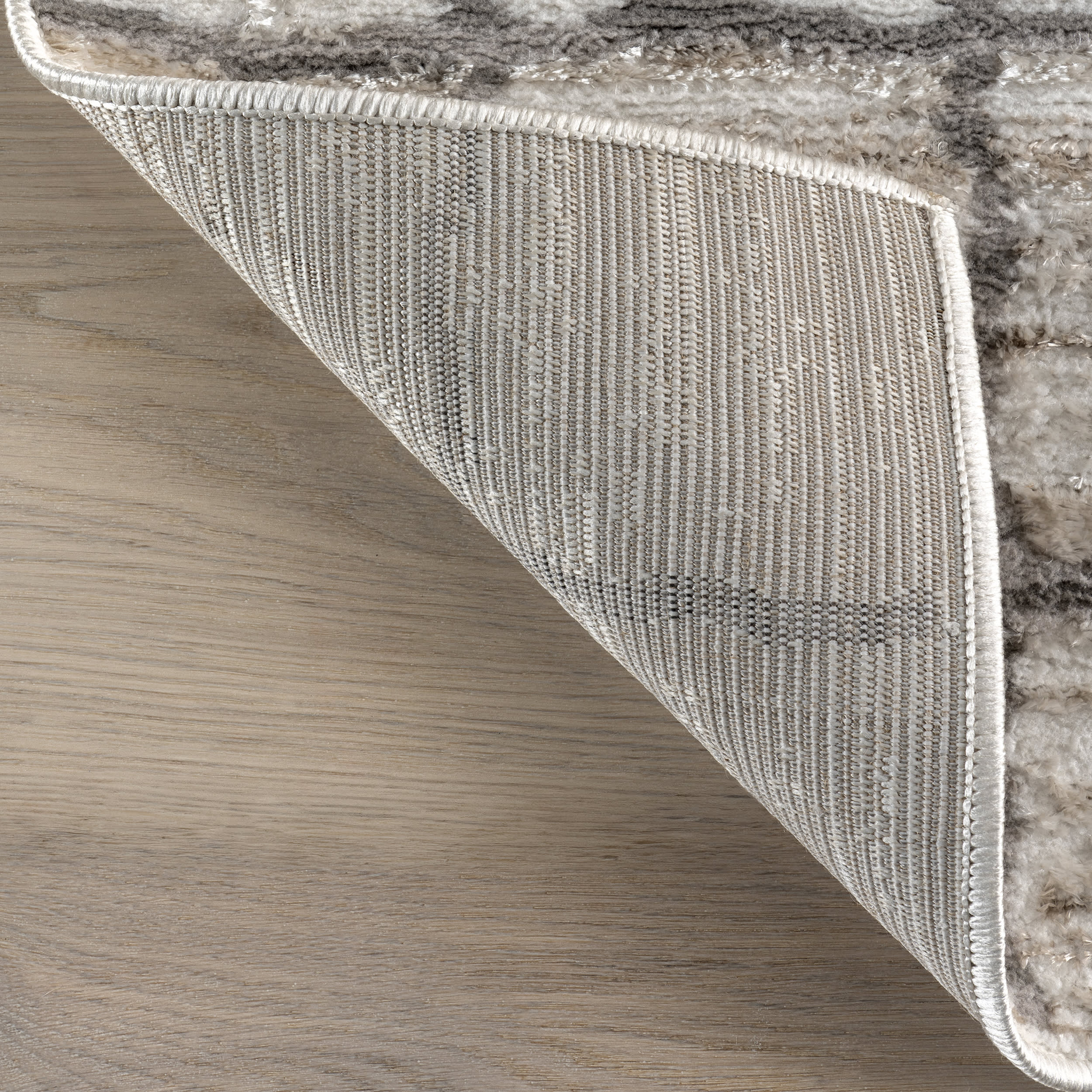 Karolina Checked Rug | Beige - Image 7
