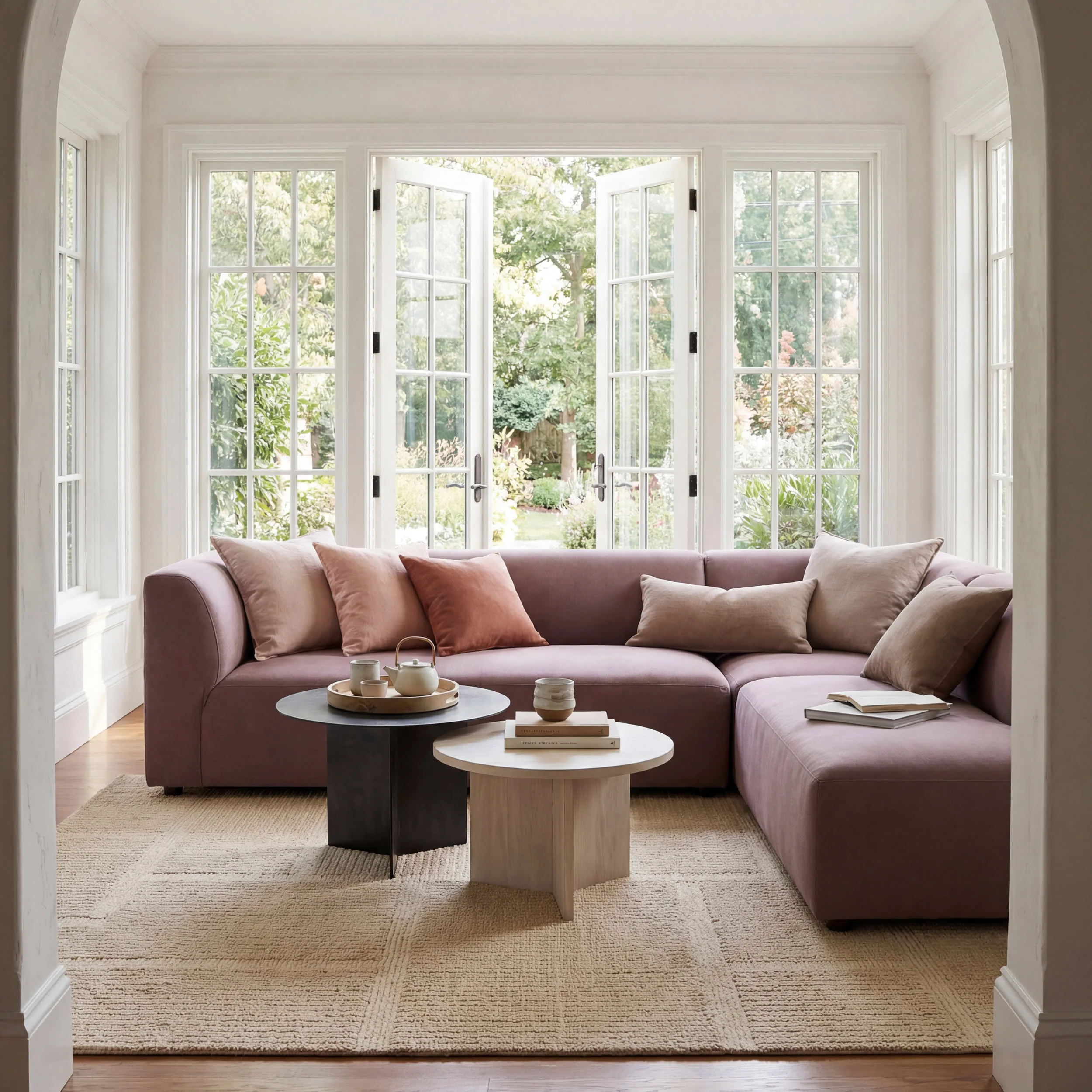 Kary Bohemian Abstract Rug | Cream - Image 2