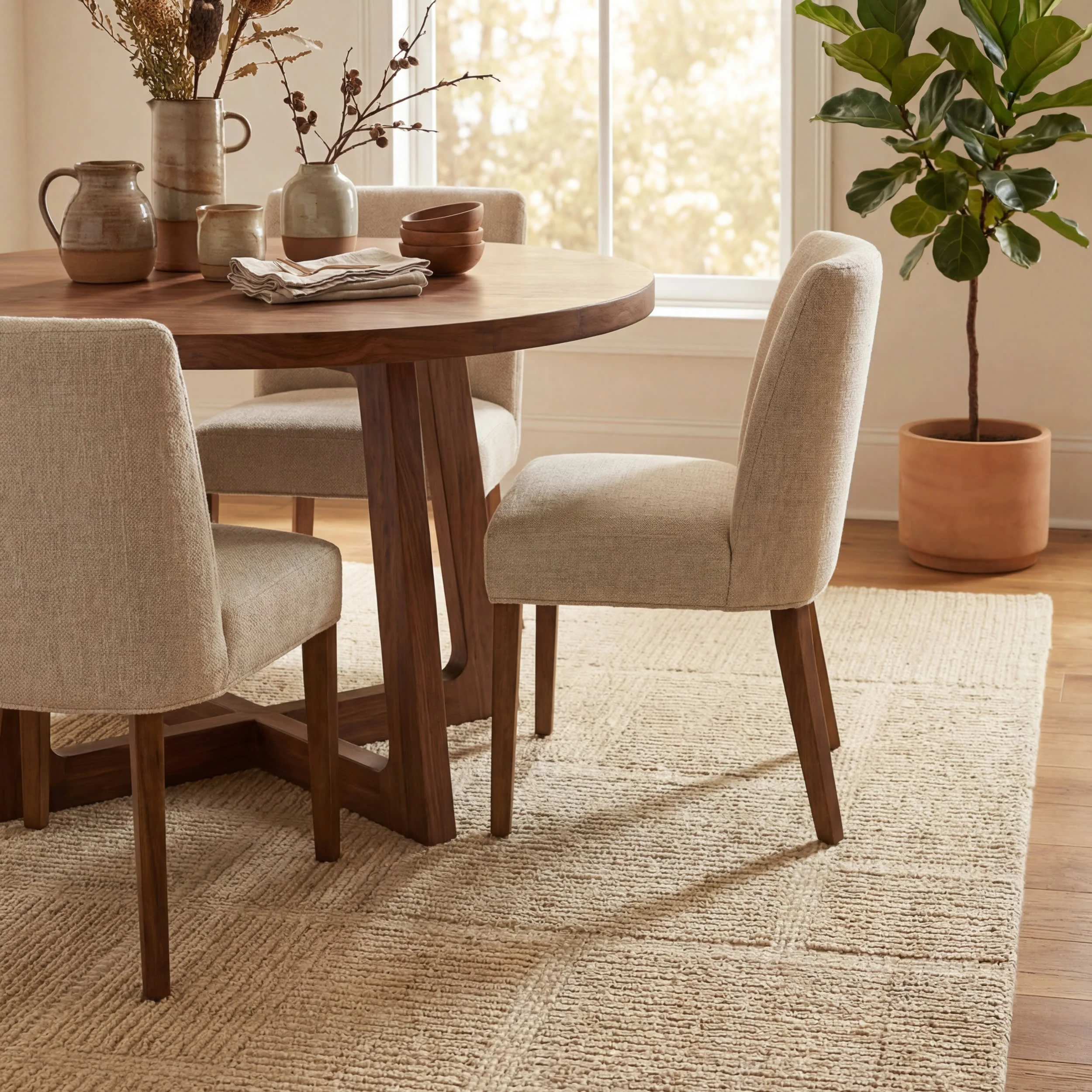 Kary Bohemian Abstract Rug | Cream - Image 7