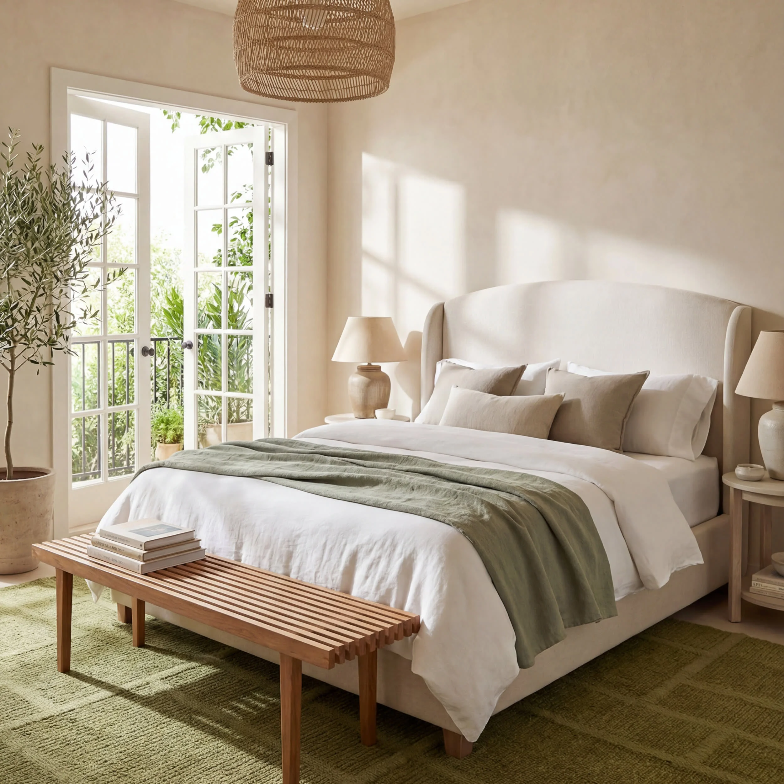 Kary Bohemian Abstract Rug | Green - Image 10
