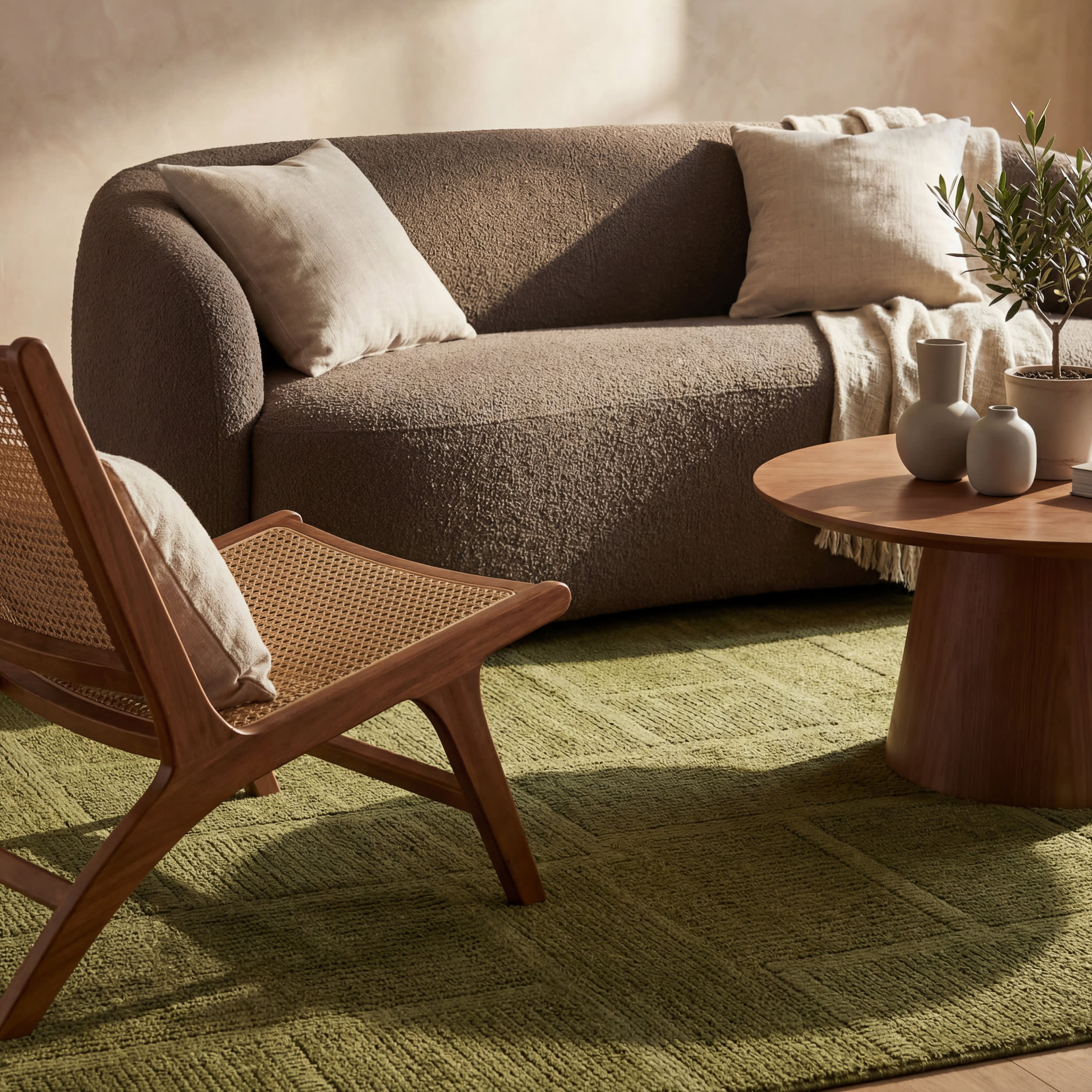 Kary Bohemian Abstract Rug | Green - Image 5