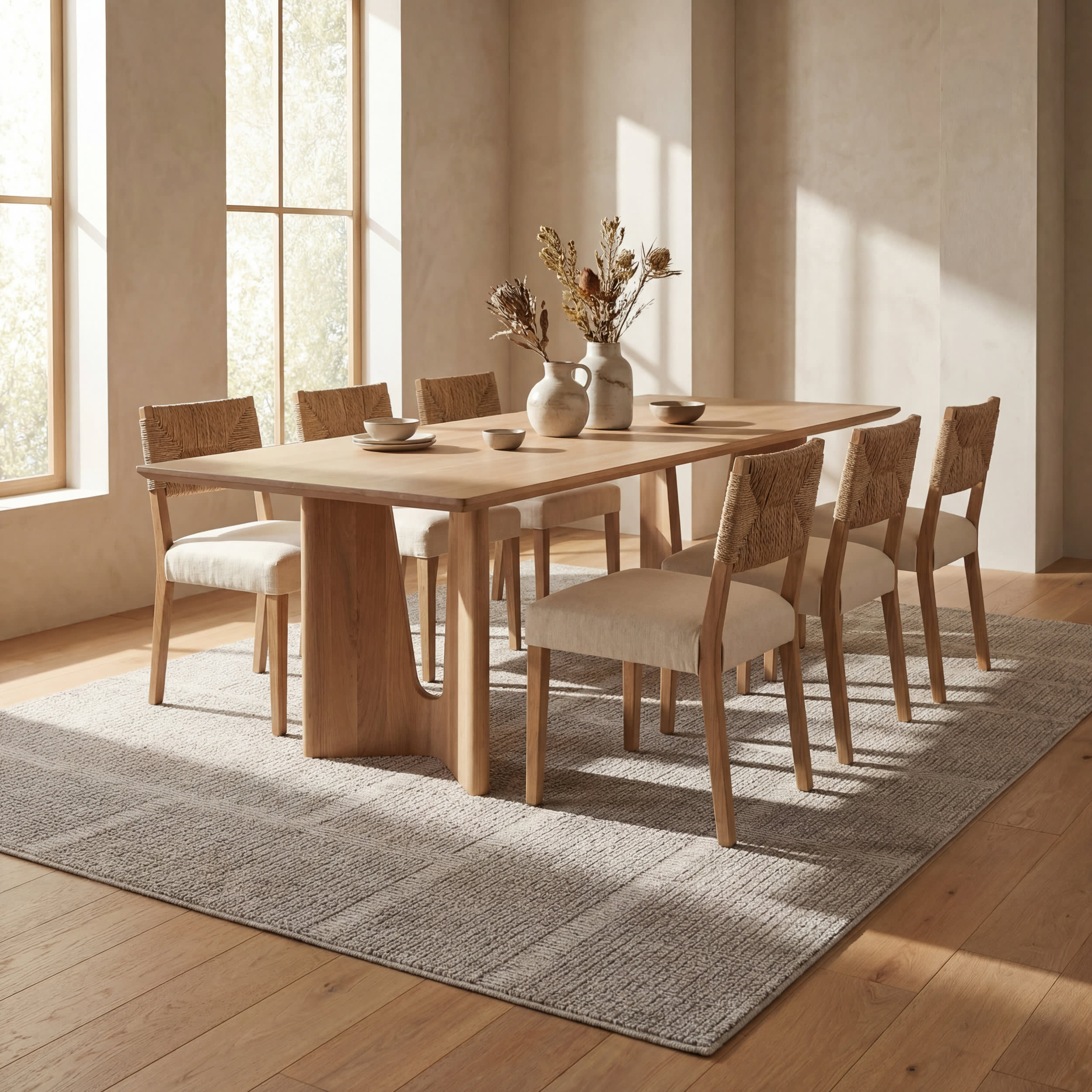 Kary Bohemian Abstract Rug | Grey - Image 7