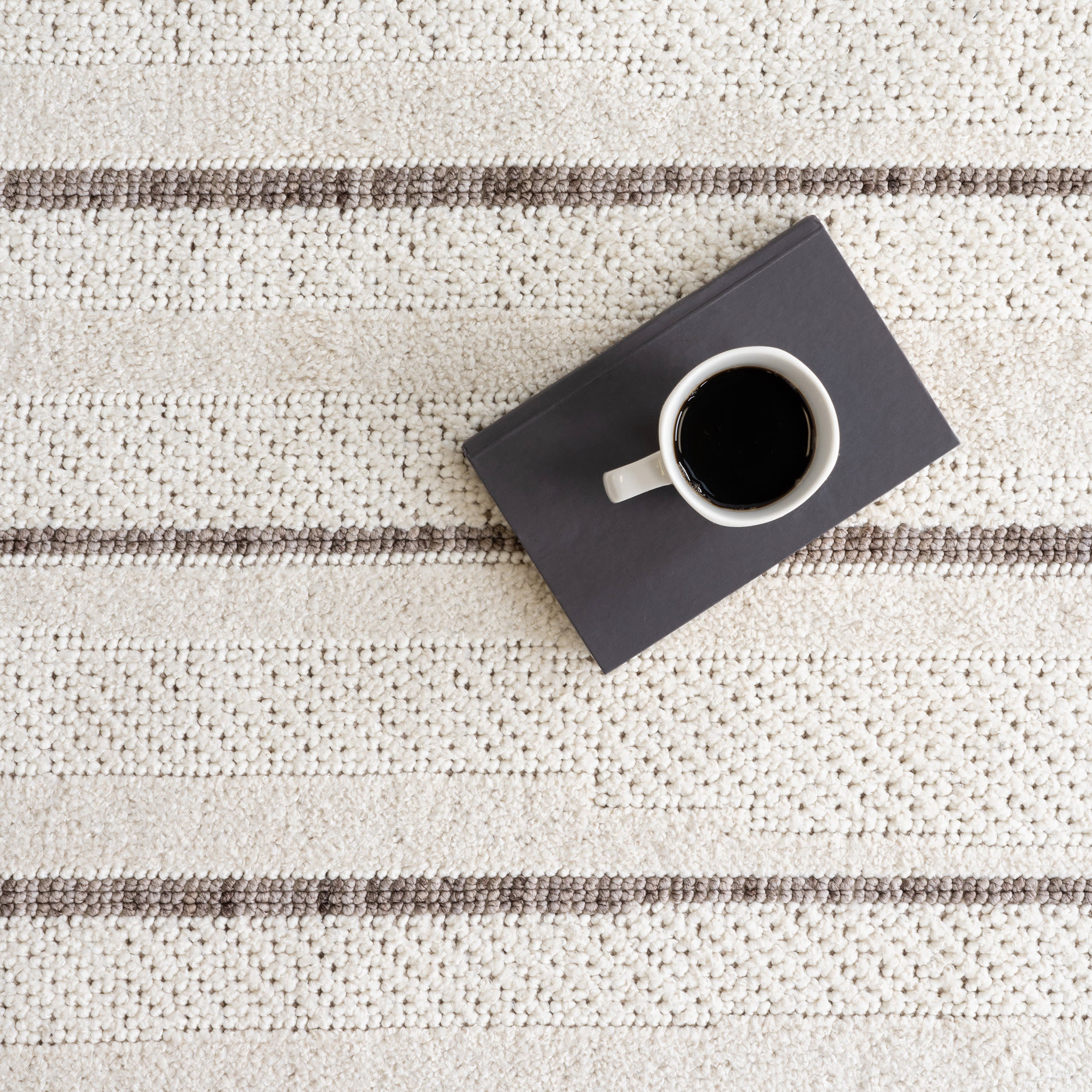 Katalina Striped Rug | Beige - Image 8
