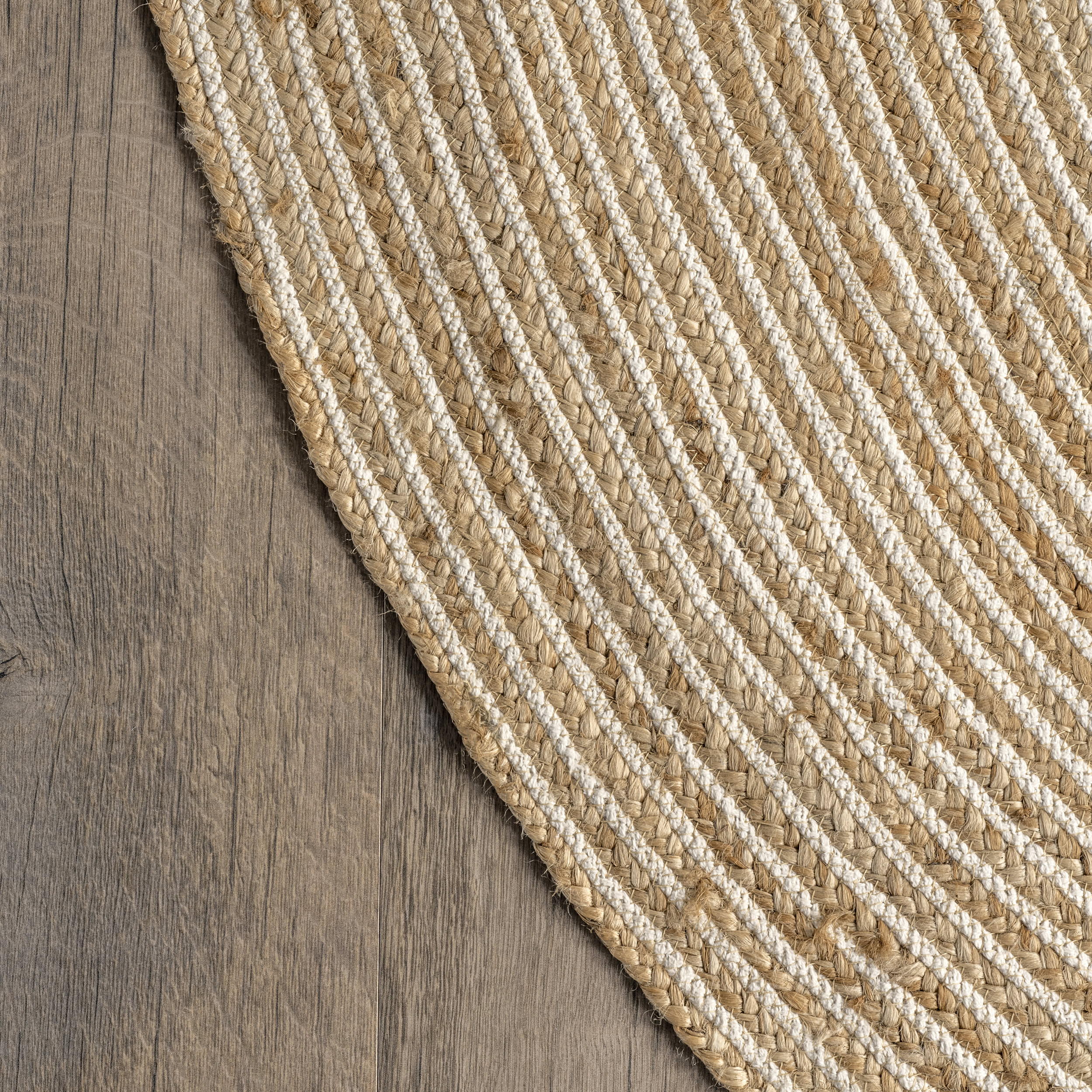 Kate Jute Braided Rug | Natural - Image 3