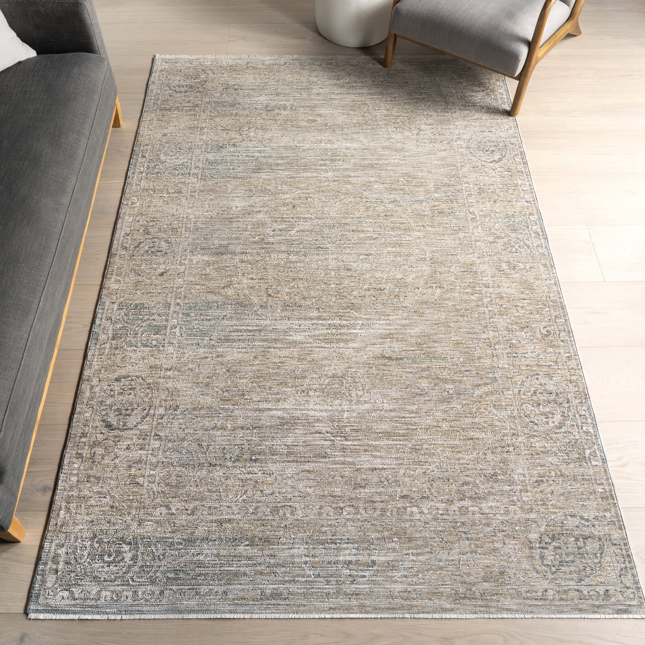 Katelyn Vintage Rug | Light Beige - Image 2