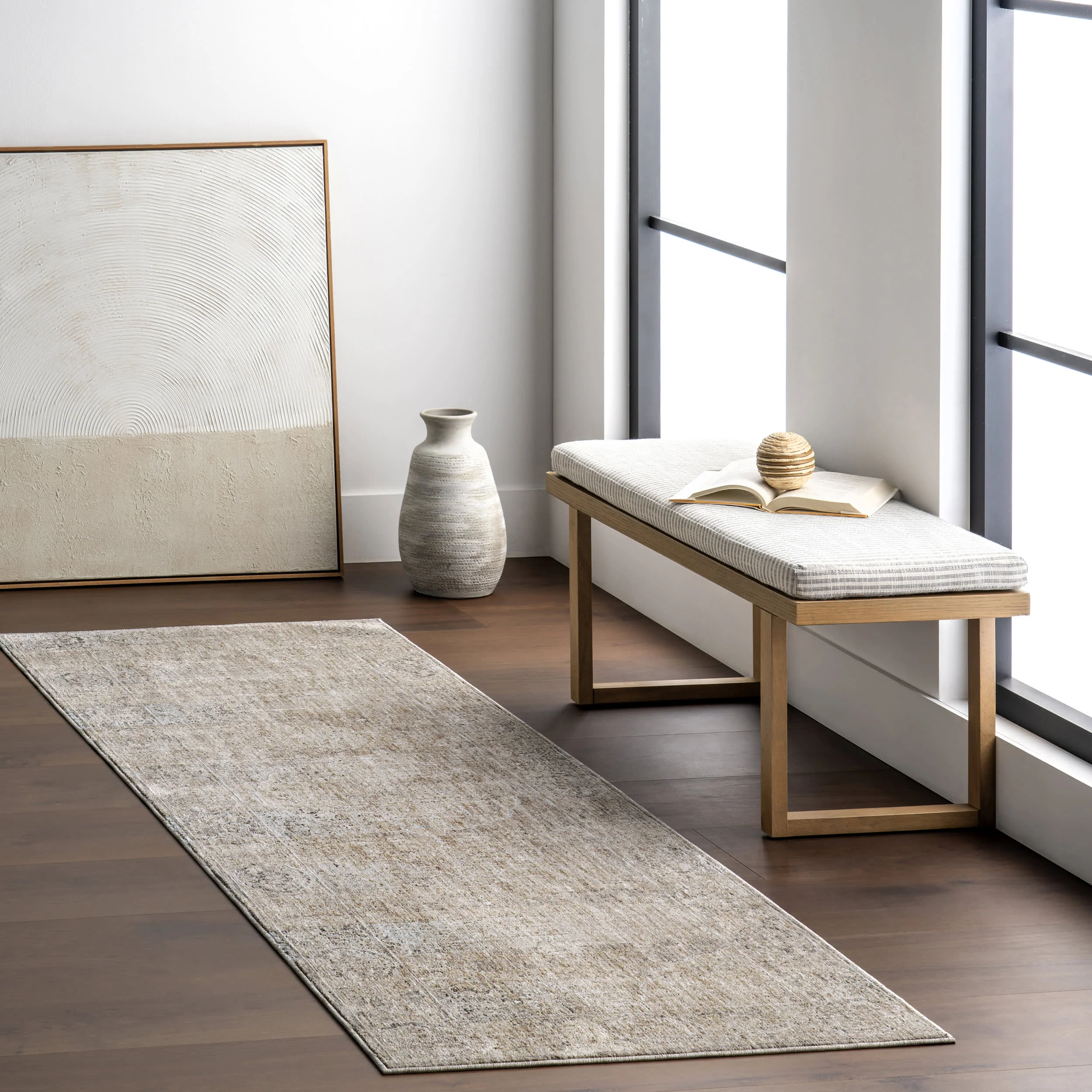 Katelyn Vintage Rug | Light Beige - Image 2