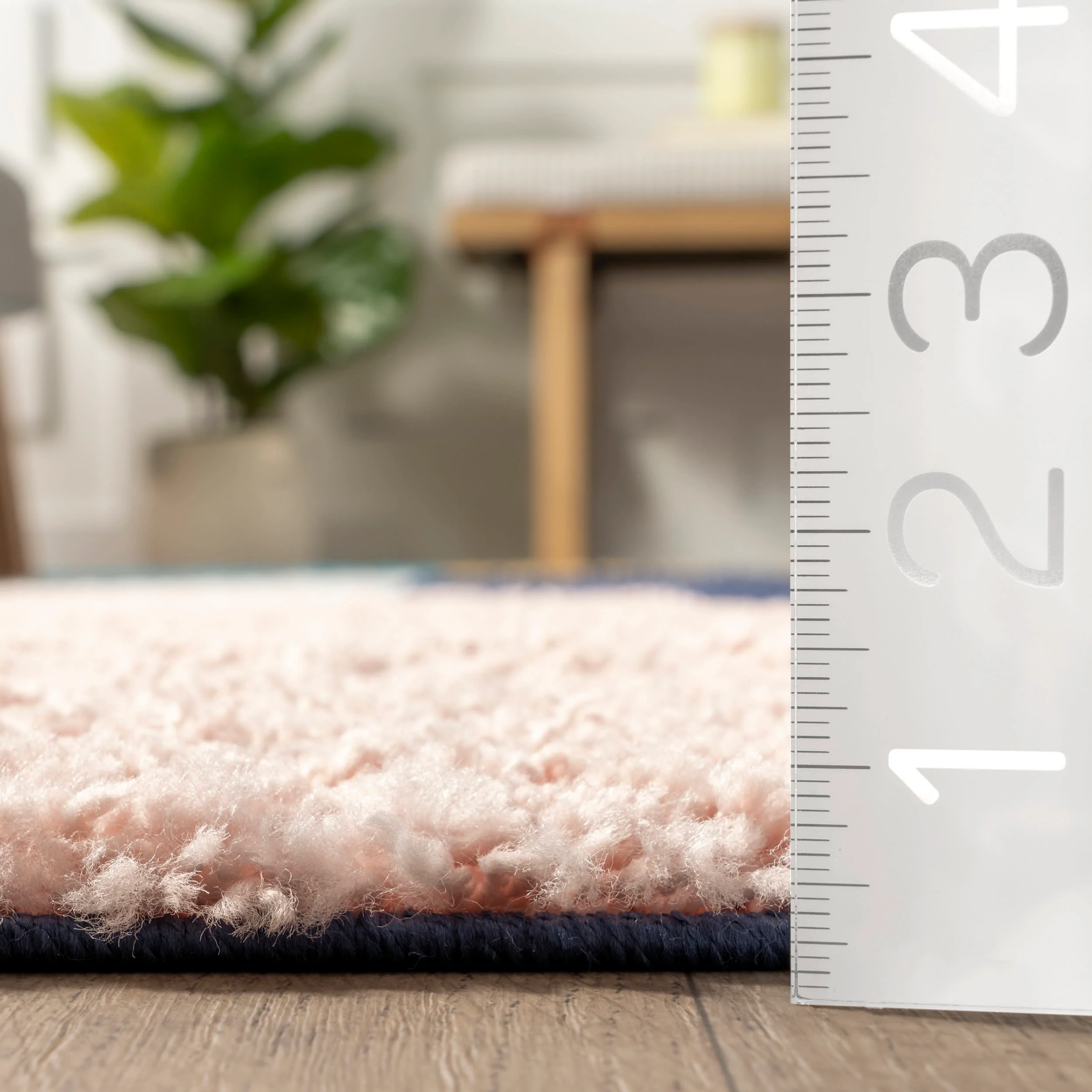 Kathyrn Shag Shapes Rug | Blue - Image 5