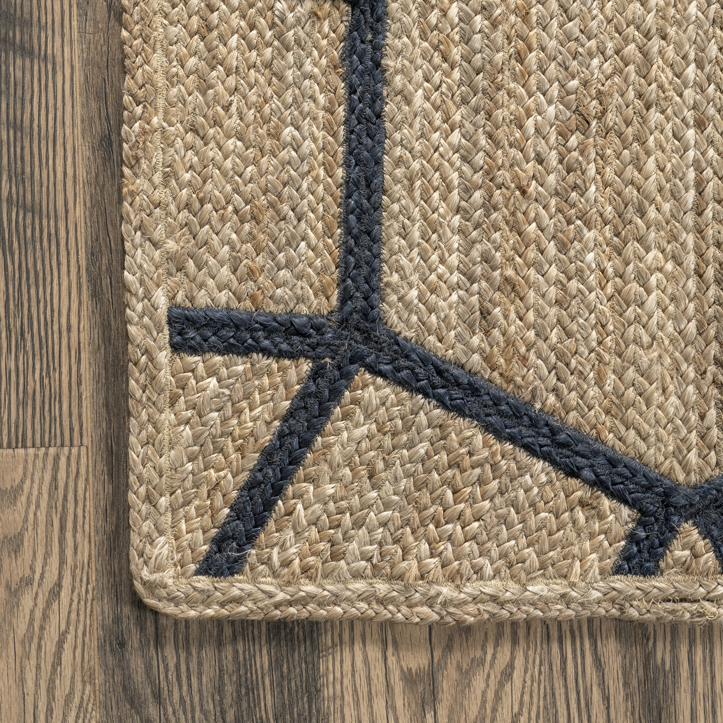 Kazia Jute Igloos Rug | Blue - Image 3