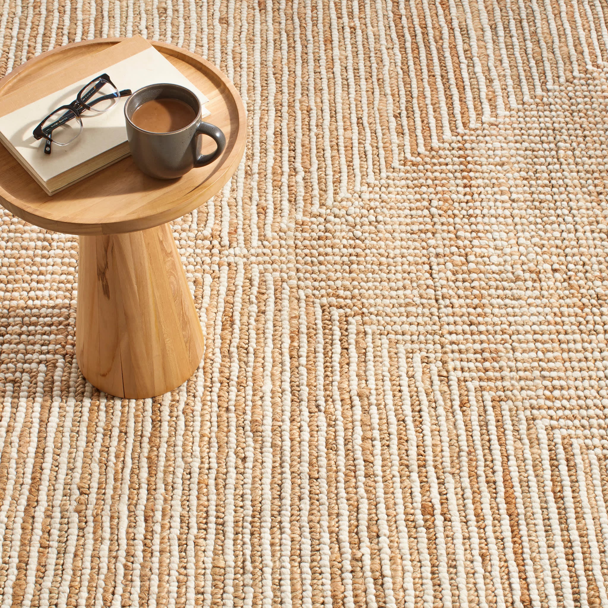 Kelan Handwoven Jute Rug | Ivory - Image 4