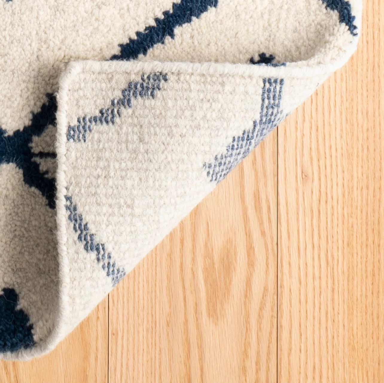 Kenitra Hand Knotted Wool Rug | Indigo - Image 4