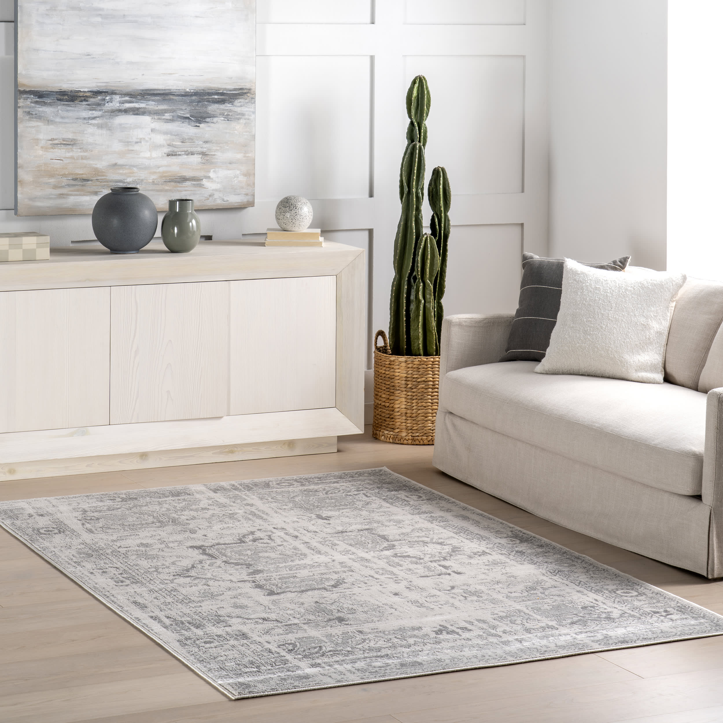 Kensley Medallion Rug | Beige - Image 2