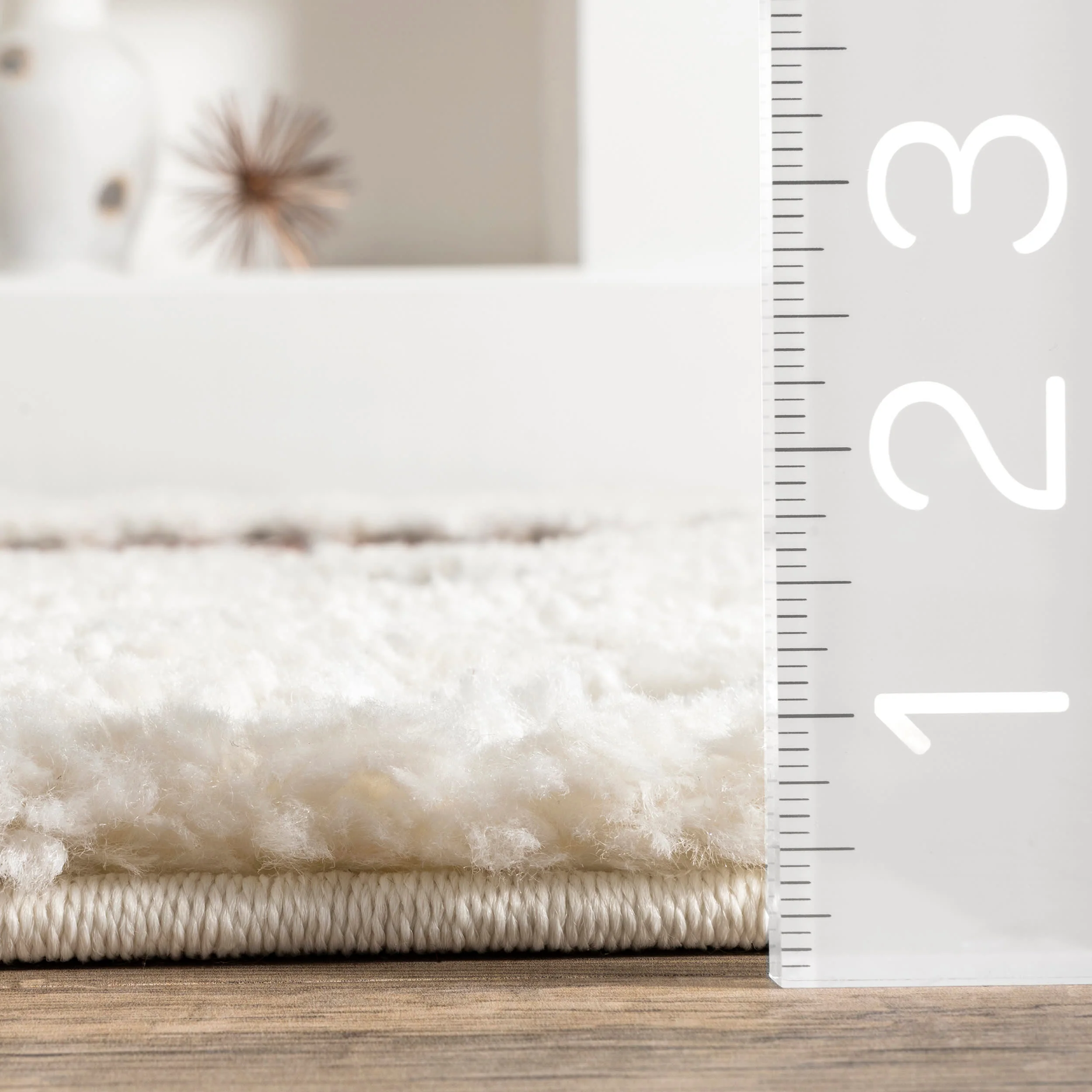 Kenzie Carved Shag Rug | Rust - Image 5