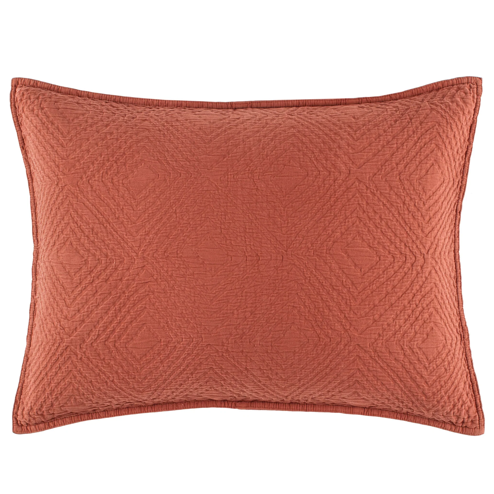 Kerala Matelasse Sham | Spice - Image 4