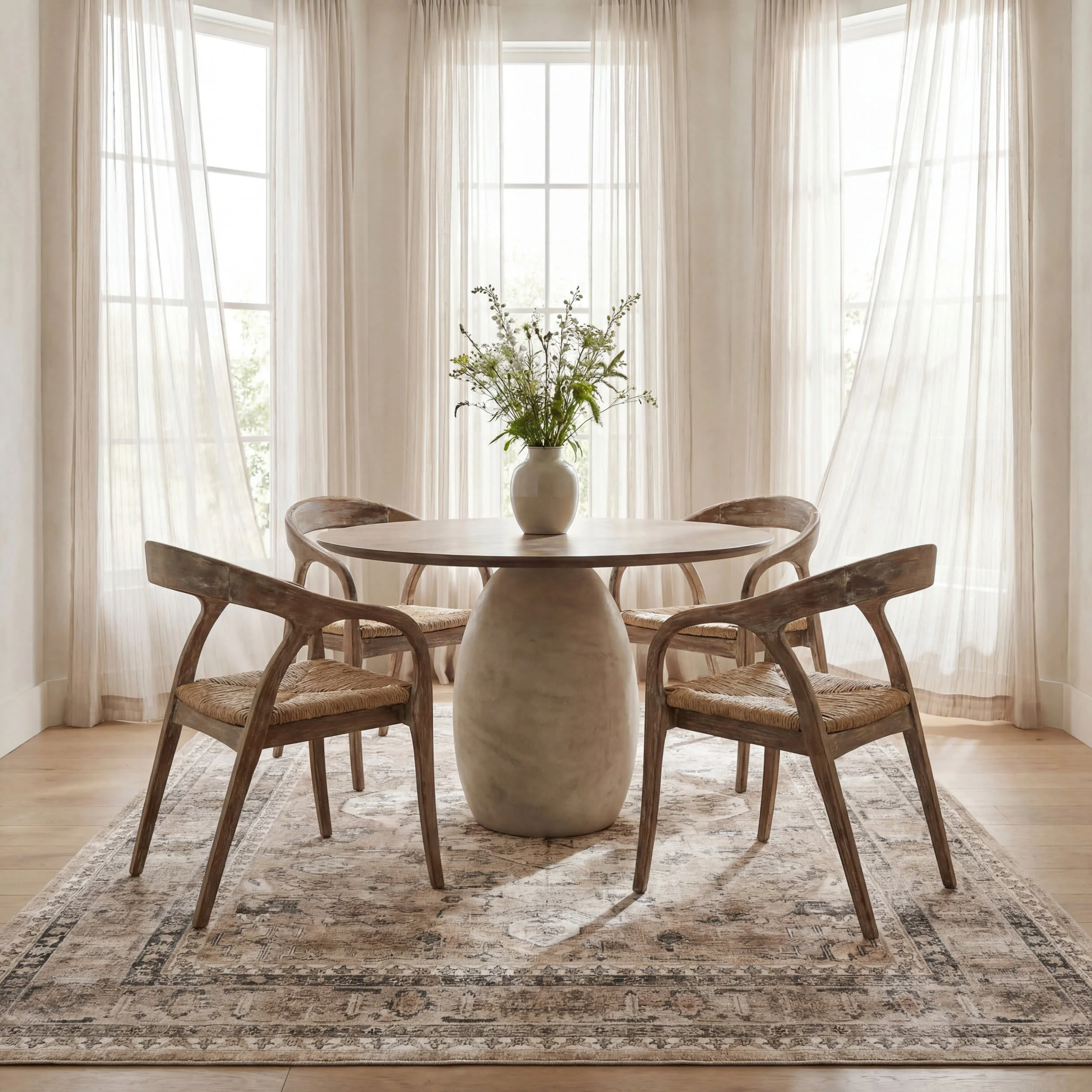 Keyara Spill Proof Washable Rug | Stone - Image 6