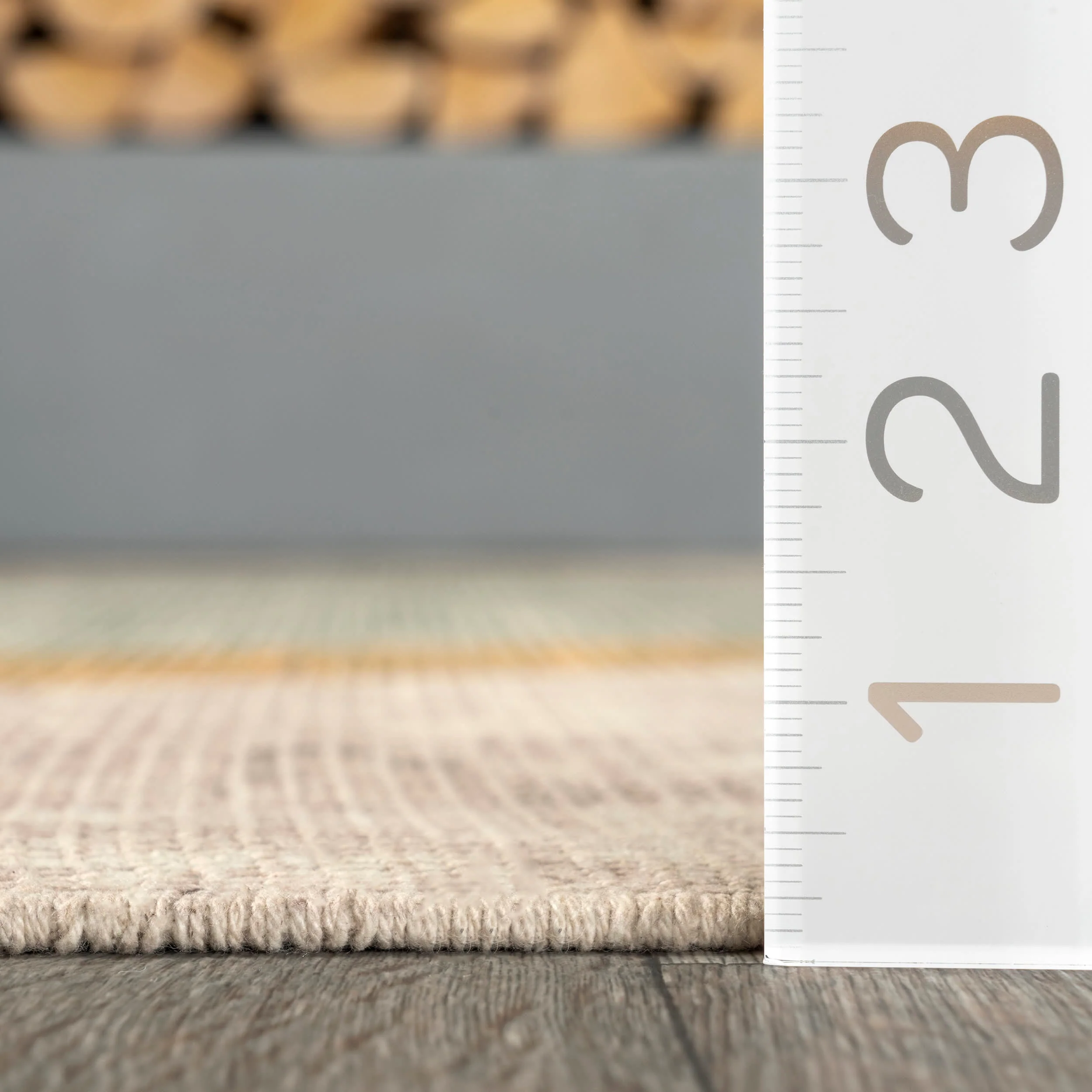 Kiana Vintage Diamond Rug | Beige - Image 5