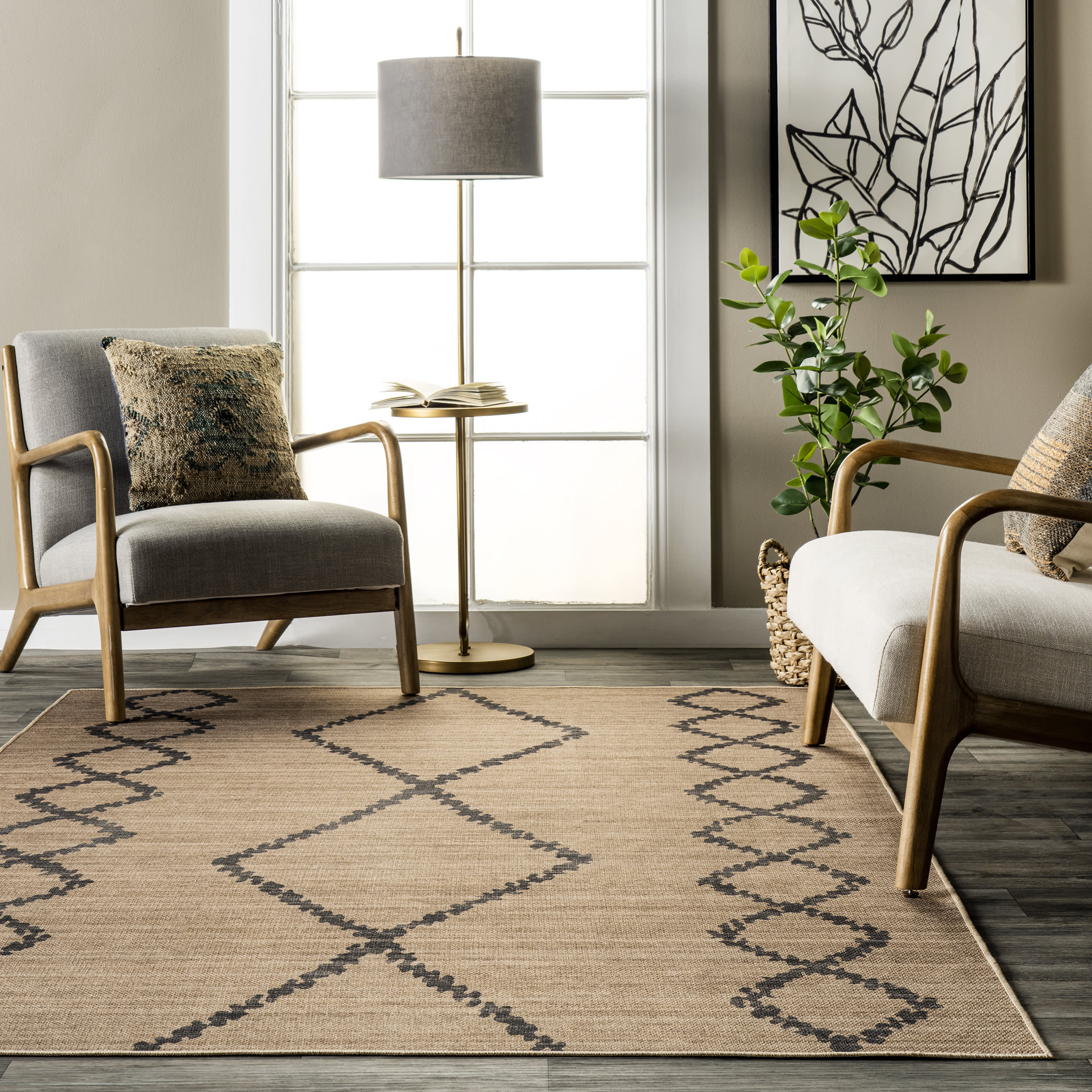 Kimmie Easy-Jute Washable Braided Rug | Natural - Image 4