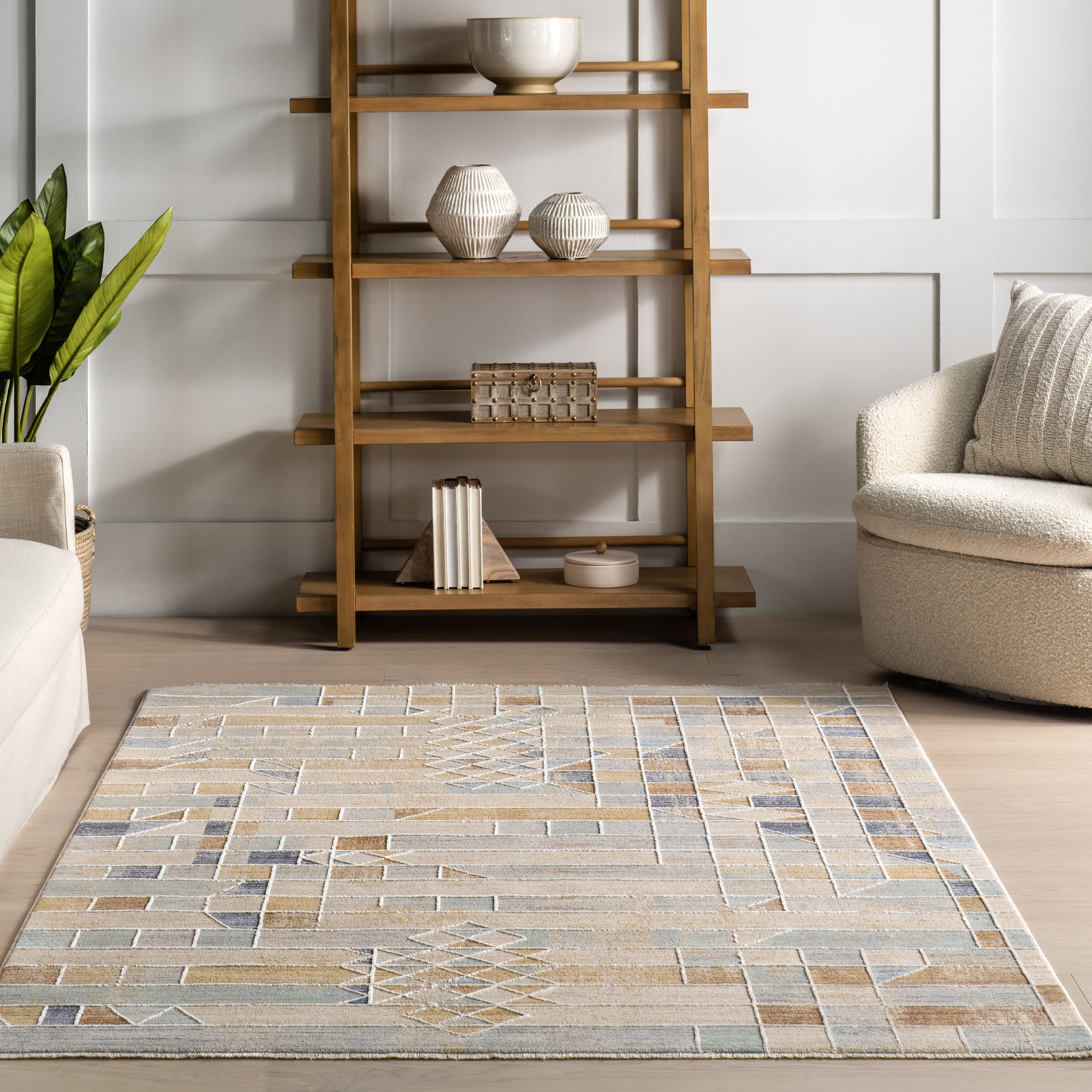 Kirsten Geometric Rug | Multicolor - Image 5