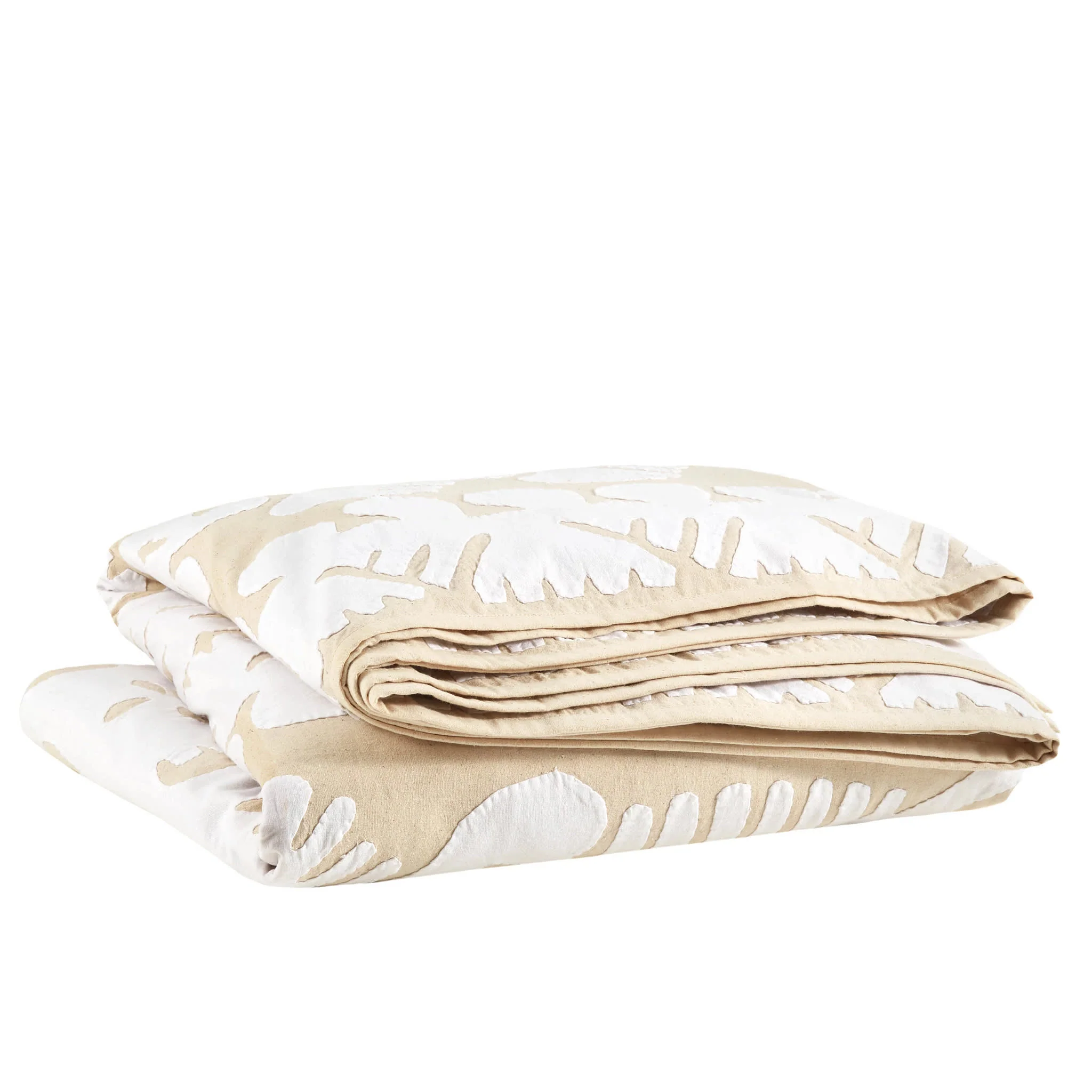 Knight Wood Cutwork Coverlet | Natural - Image 3