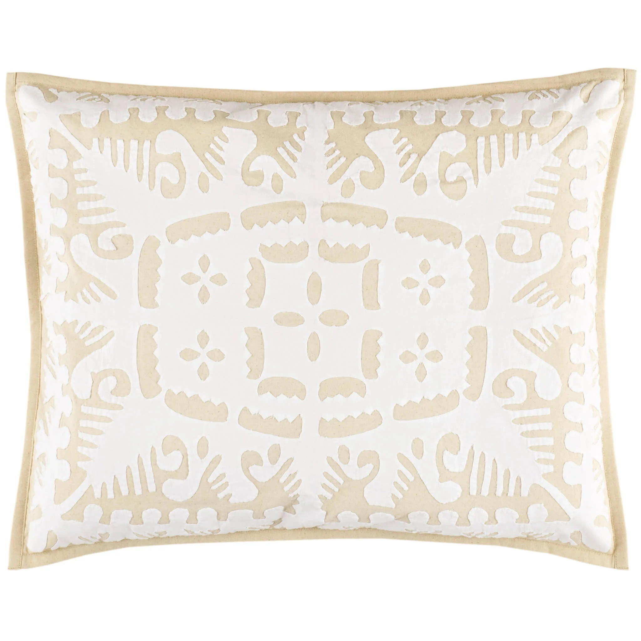 Knight Wood Cutwork Sham | Natural - Image 3