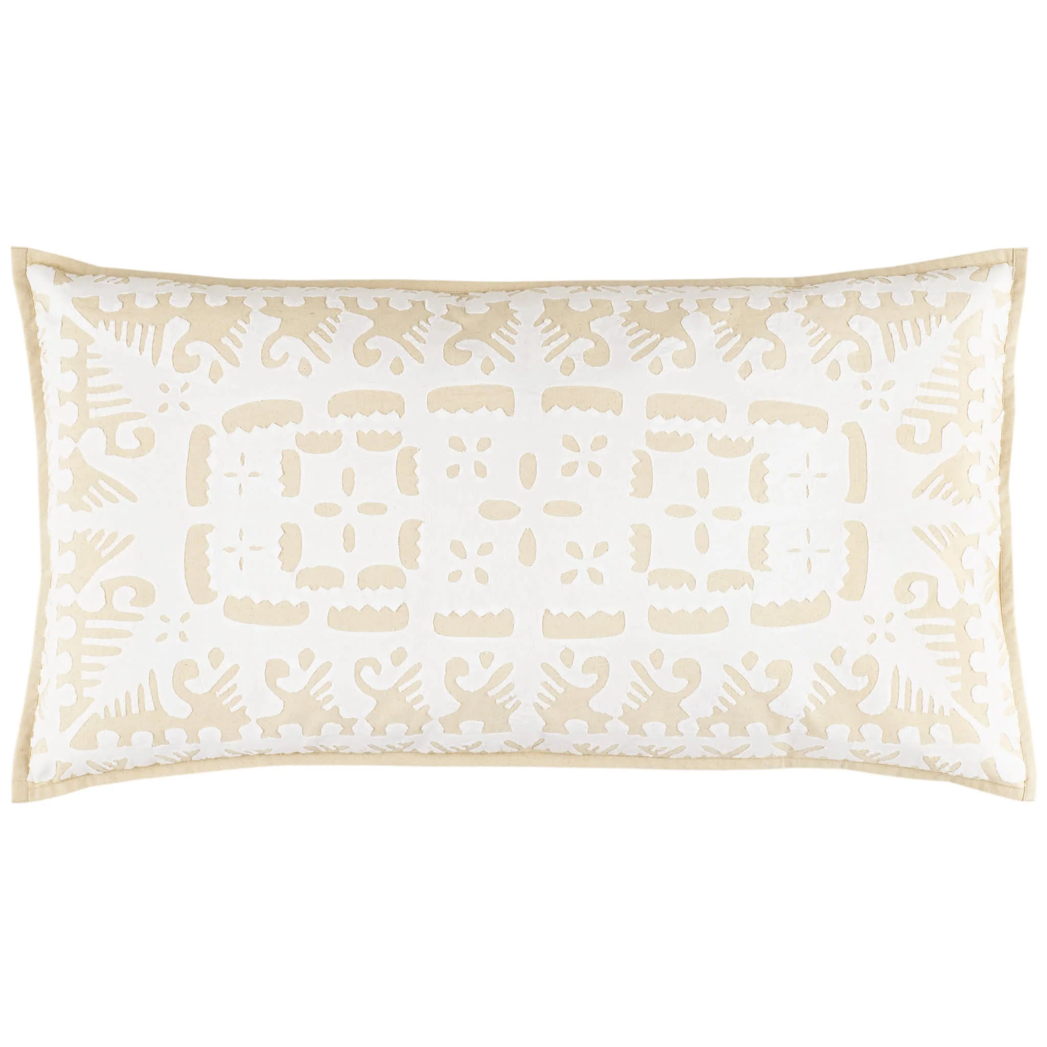Knight Wood Cutwork Sham | Natural - Image 4
