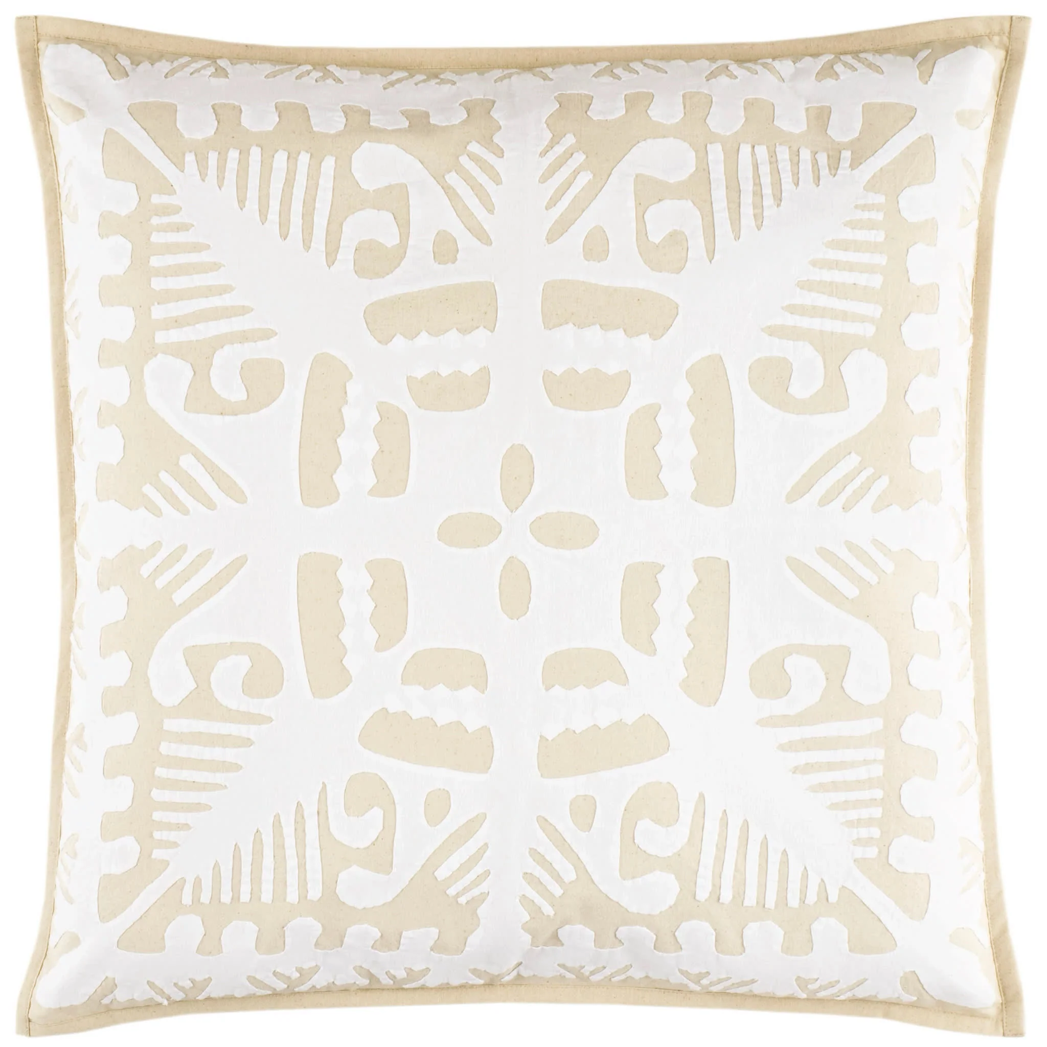 Knight Wood Cutwork Sham | Natural - Image 5