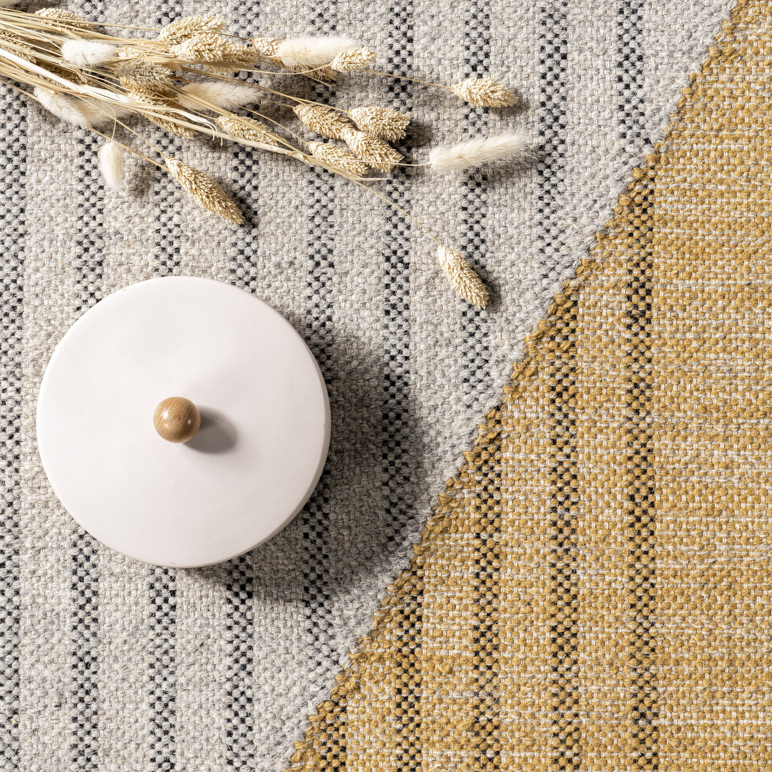 Knoxlee Abstract Stripe Rug | Ivory - Image 7