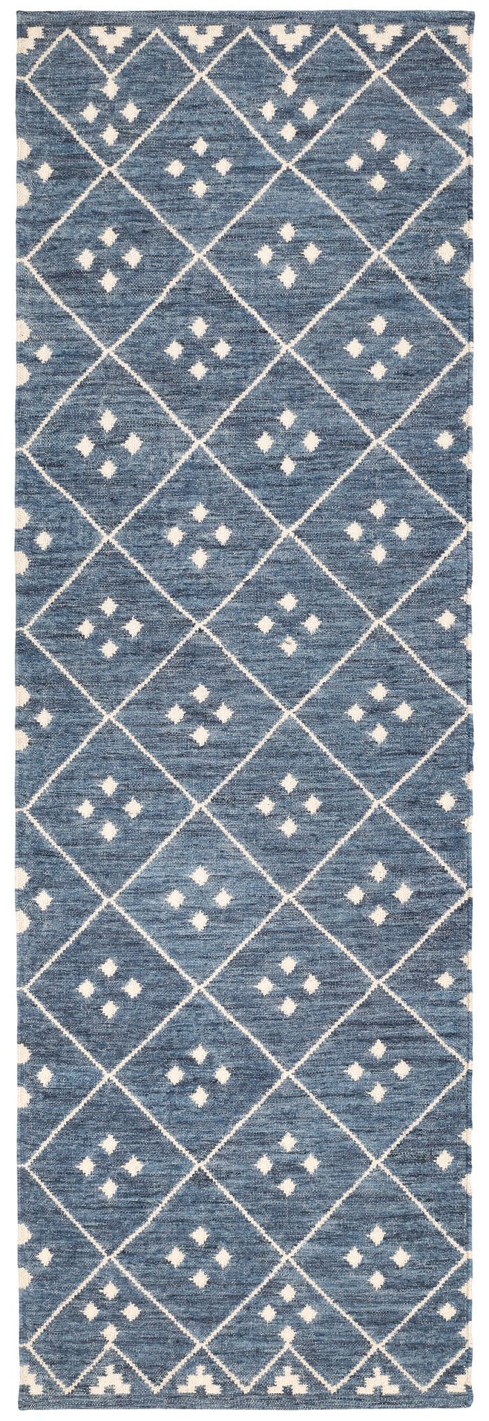 Kota Handwoven Wool Rug | Indigo - Image 2