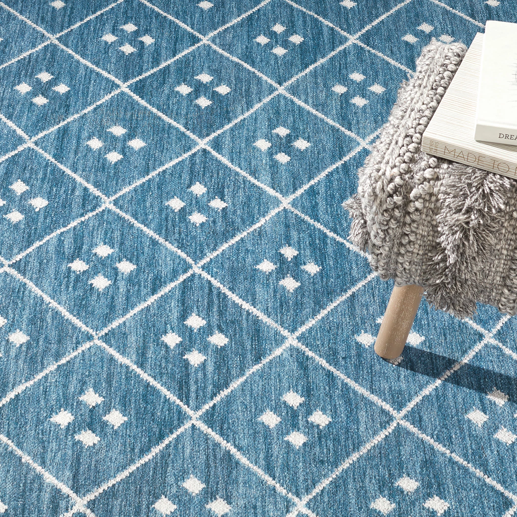 Kota Machine Washable Rug | Indigo - Image 4