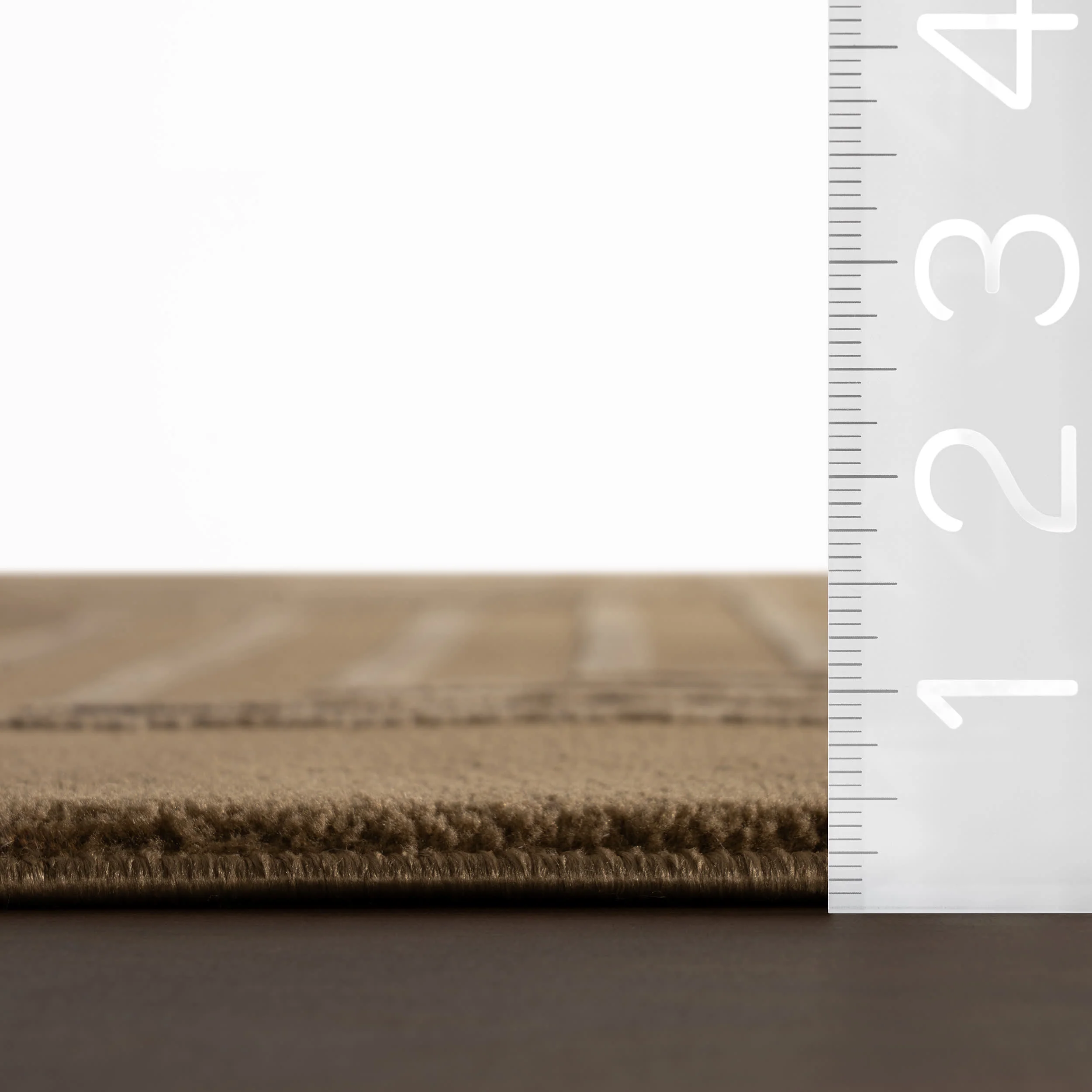 Krya Geometric Plush Textured Washable Rug | Sand - Image 6