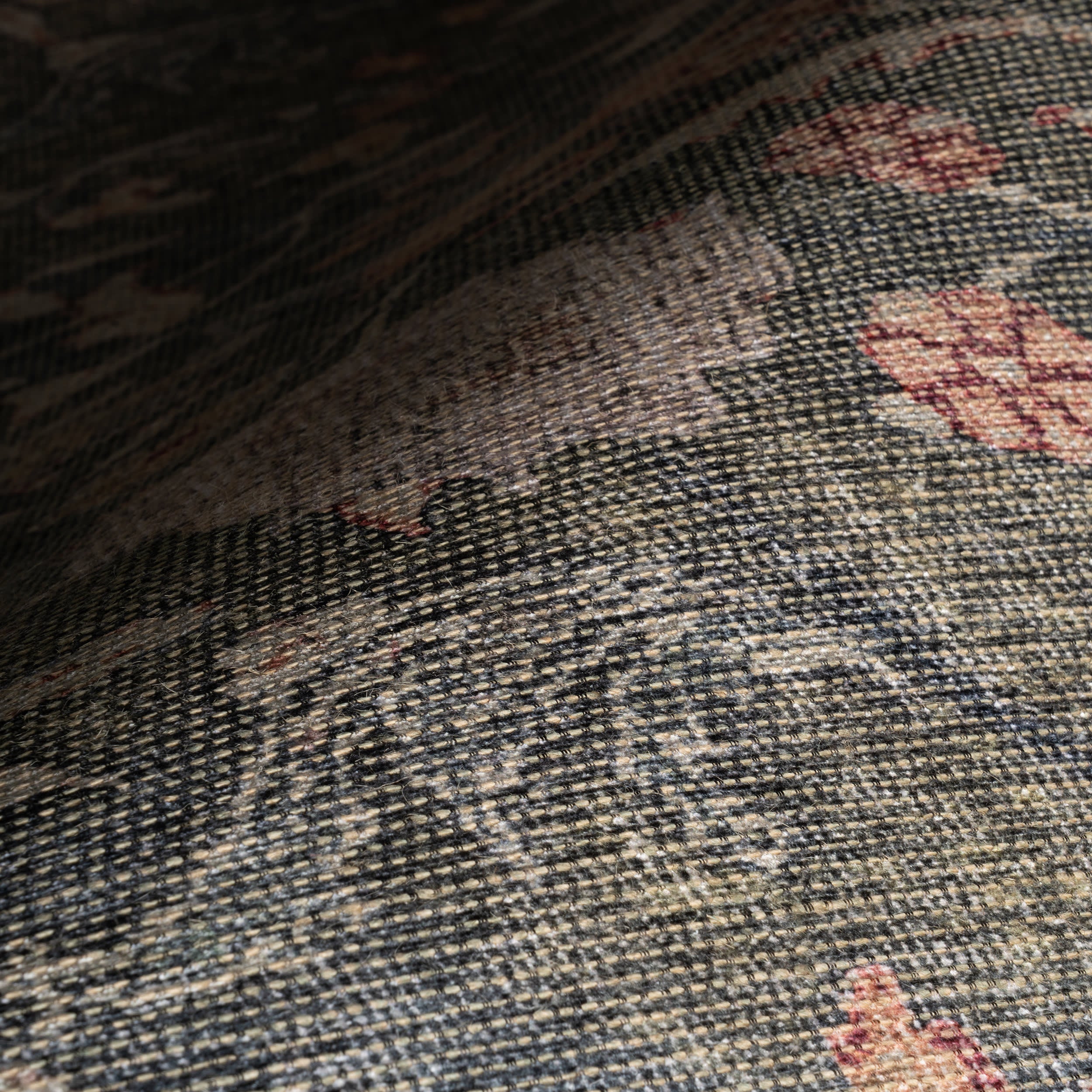 Kwireh Traditional Floral and Paisley Rug | Green - Image 3